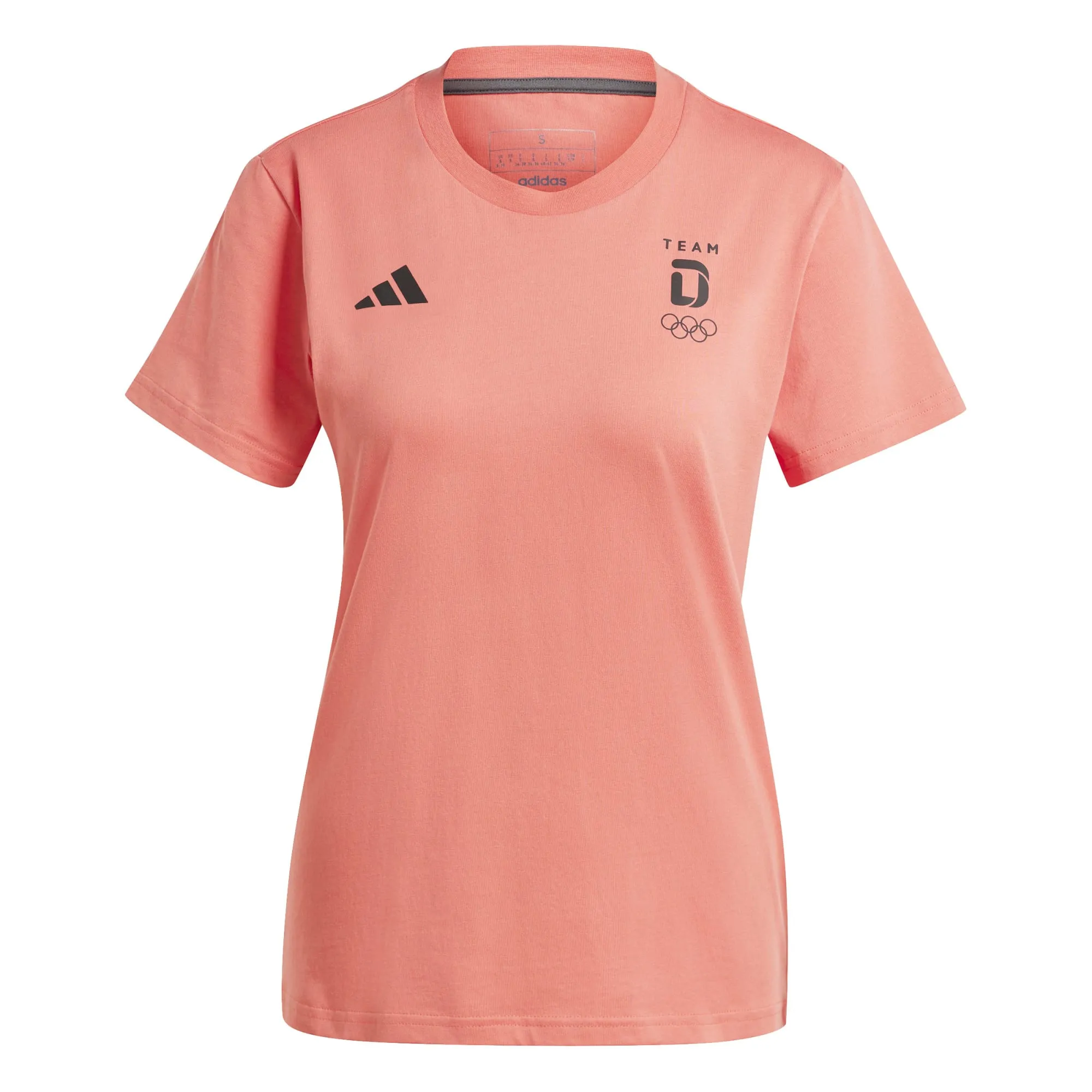Team D Adidas Training T-Shirt - Scarlet - Womens