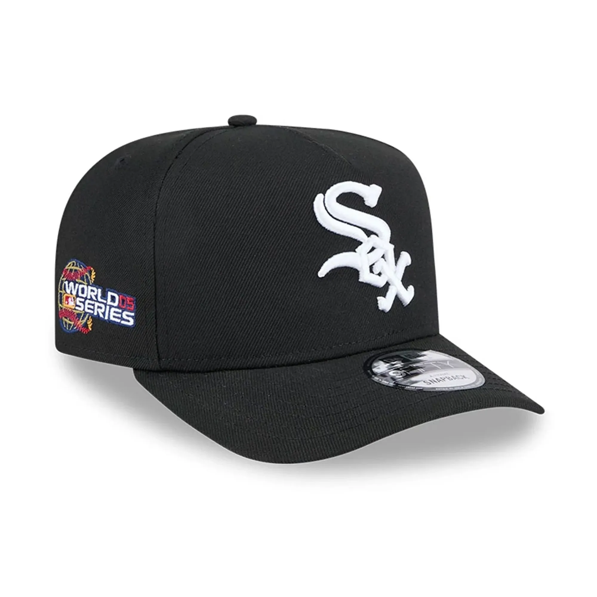Chicago White Sox MLB Evergreen Black 9FIFTY A-Frame Snapback Adjustable Cap New Era Cap adult unisex