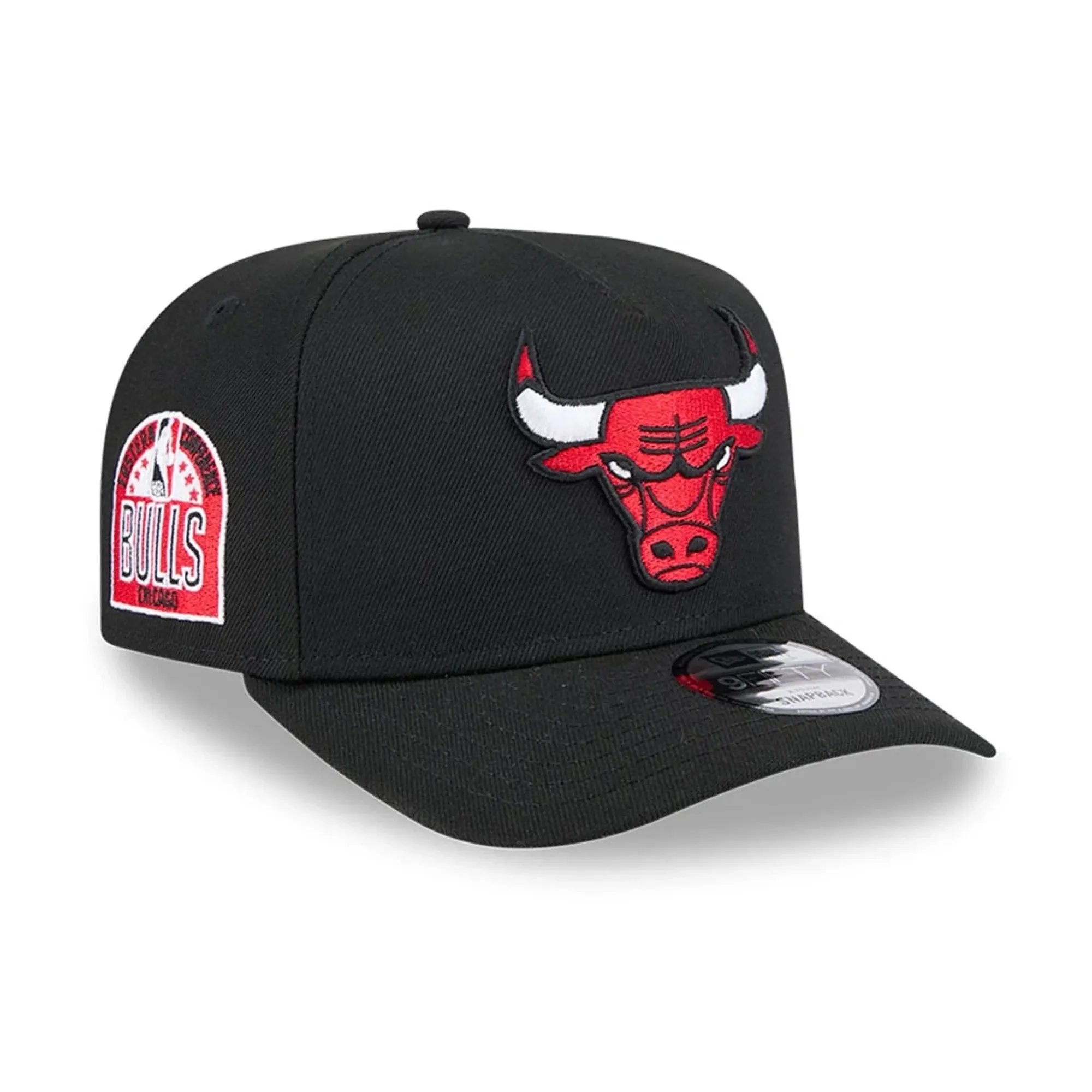 Chicago Bulls NBA Evergreen Black 9FIFTY A-Frame Snapback Adjustable Cap New Era Cap adult unisex