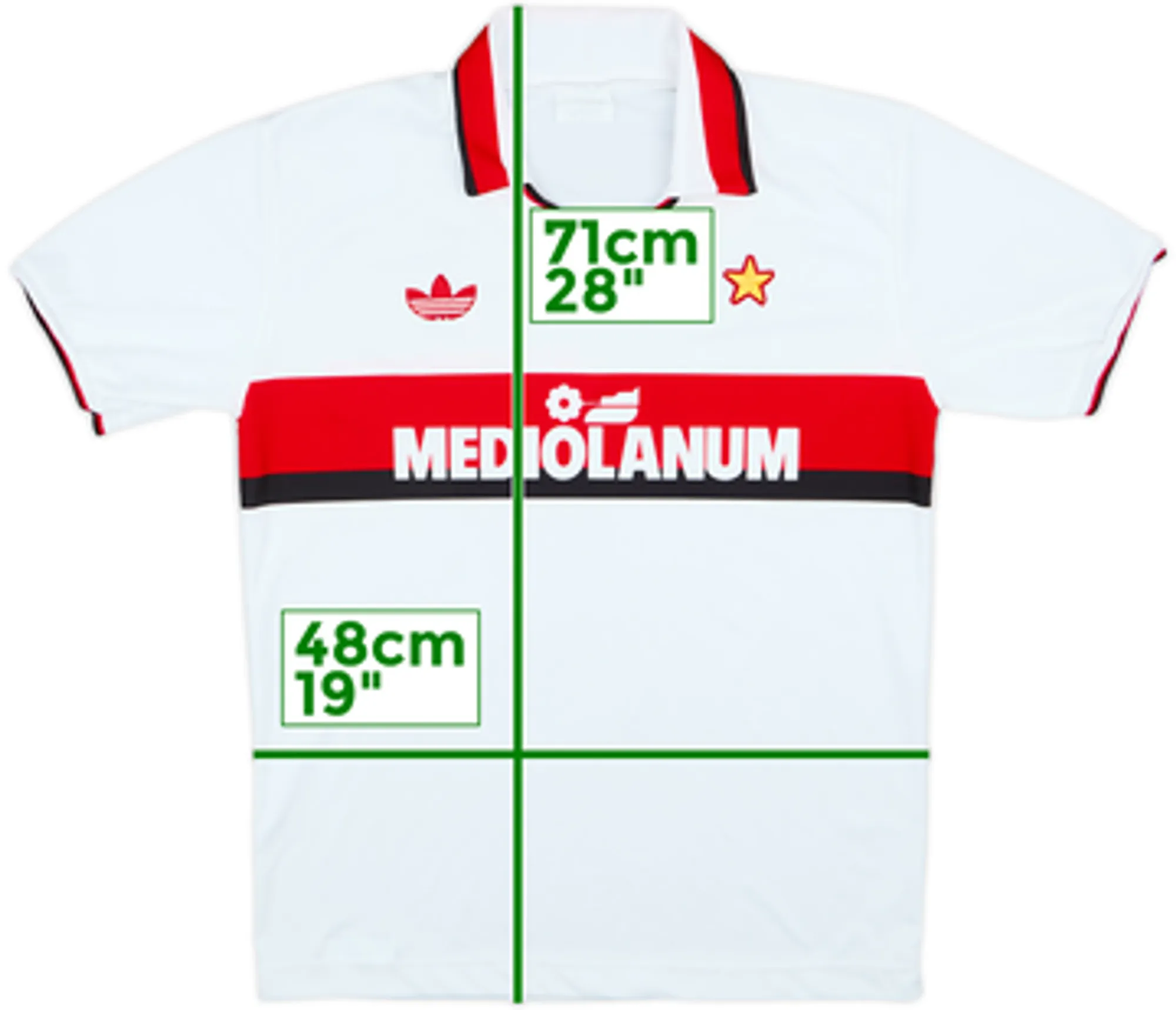 1990-91 AC Milan Away Shirt - 8/10 - (S)