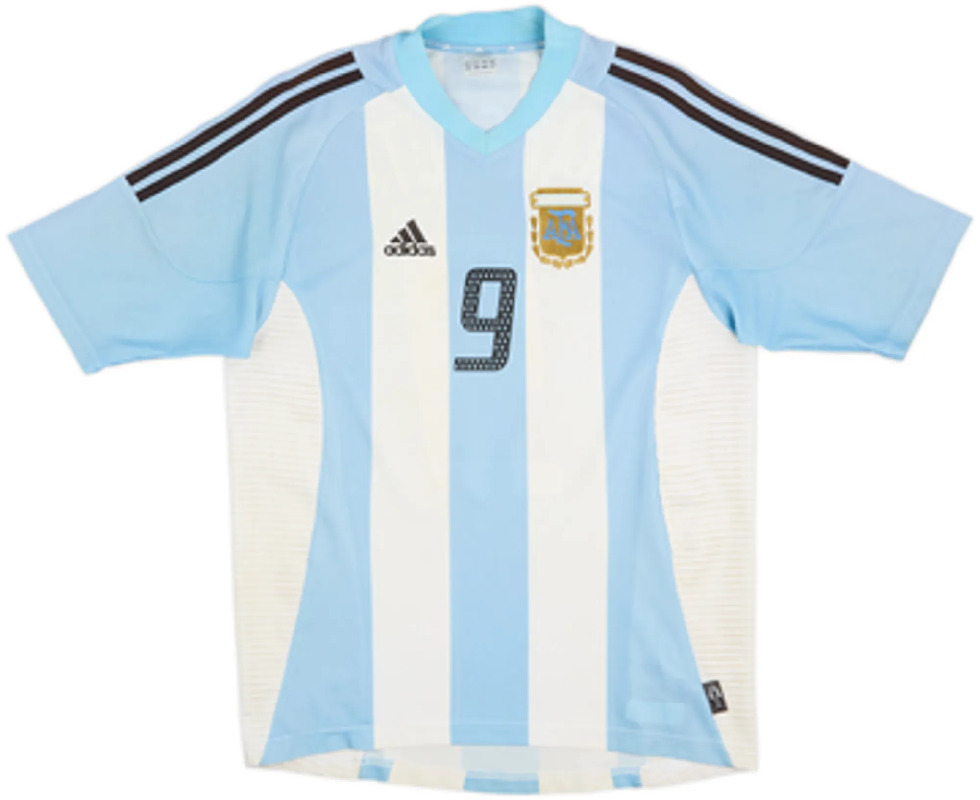 2002-04 Argentina Home Shirt Batistuta #9 - 5/10 - (S)