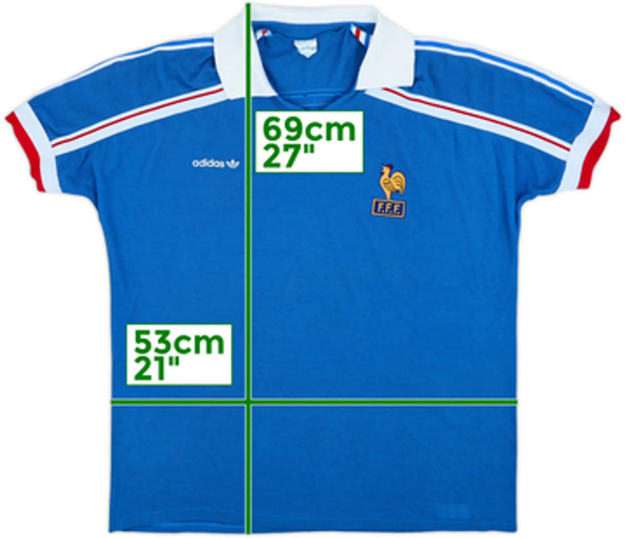 1985-90 France Home Shirt - 6/10 - (L)