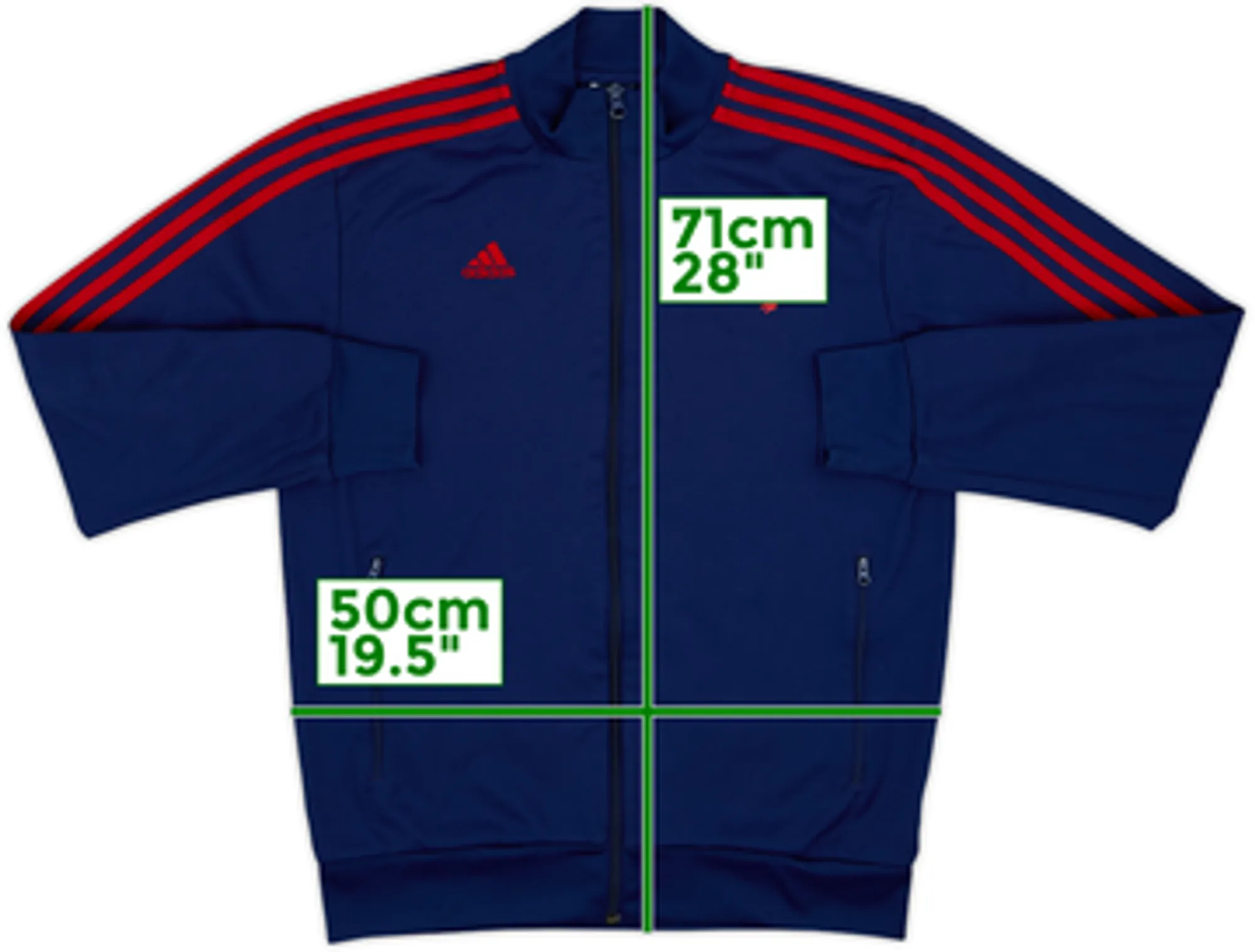 2013-14 Lyon adidas Track Jacket - 8/10 - (M)
