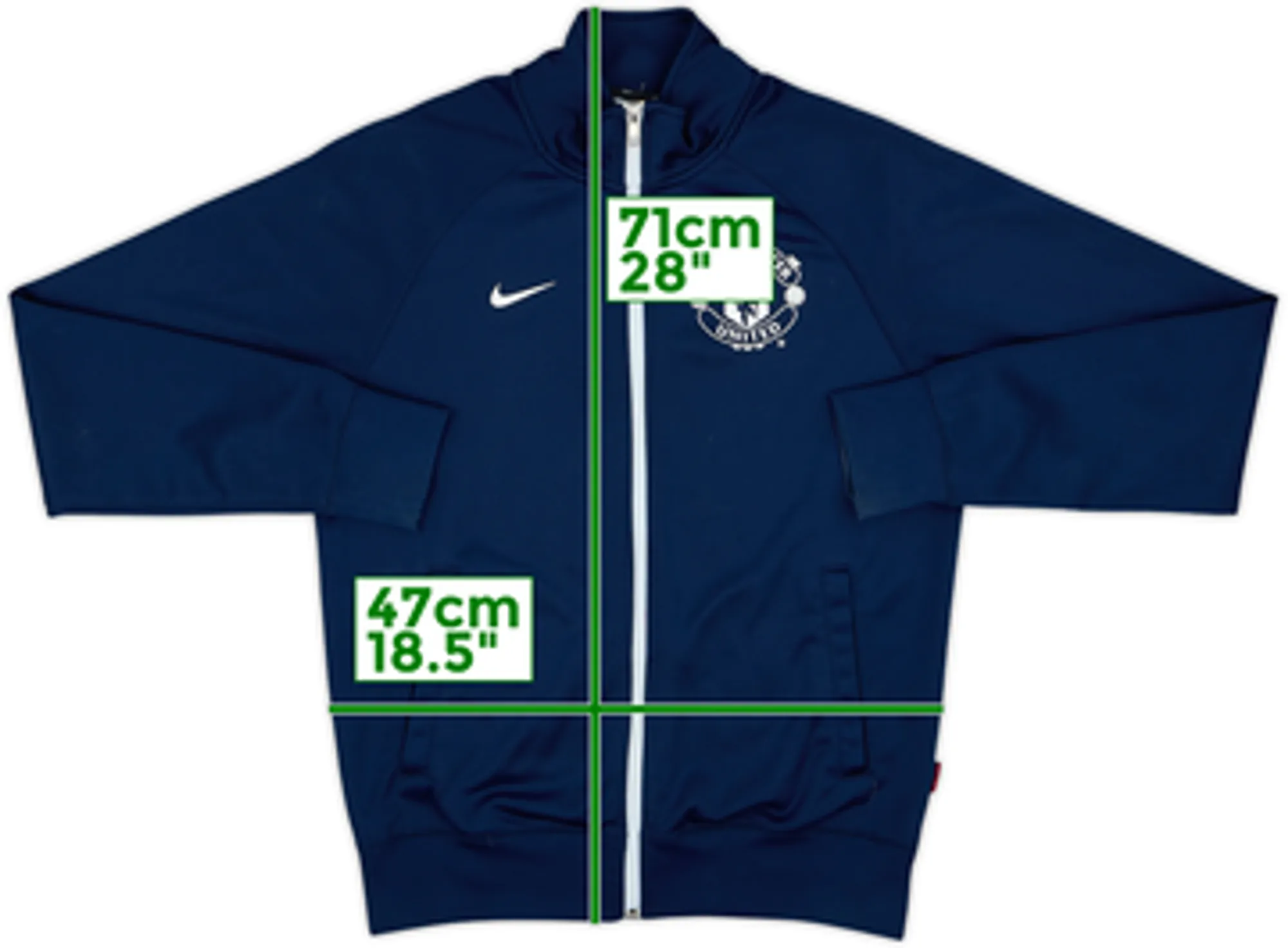 2013-14 Manchester United adidas Track Jacket - 9/10 - (S)