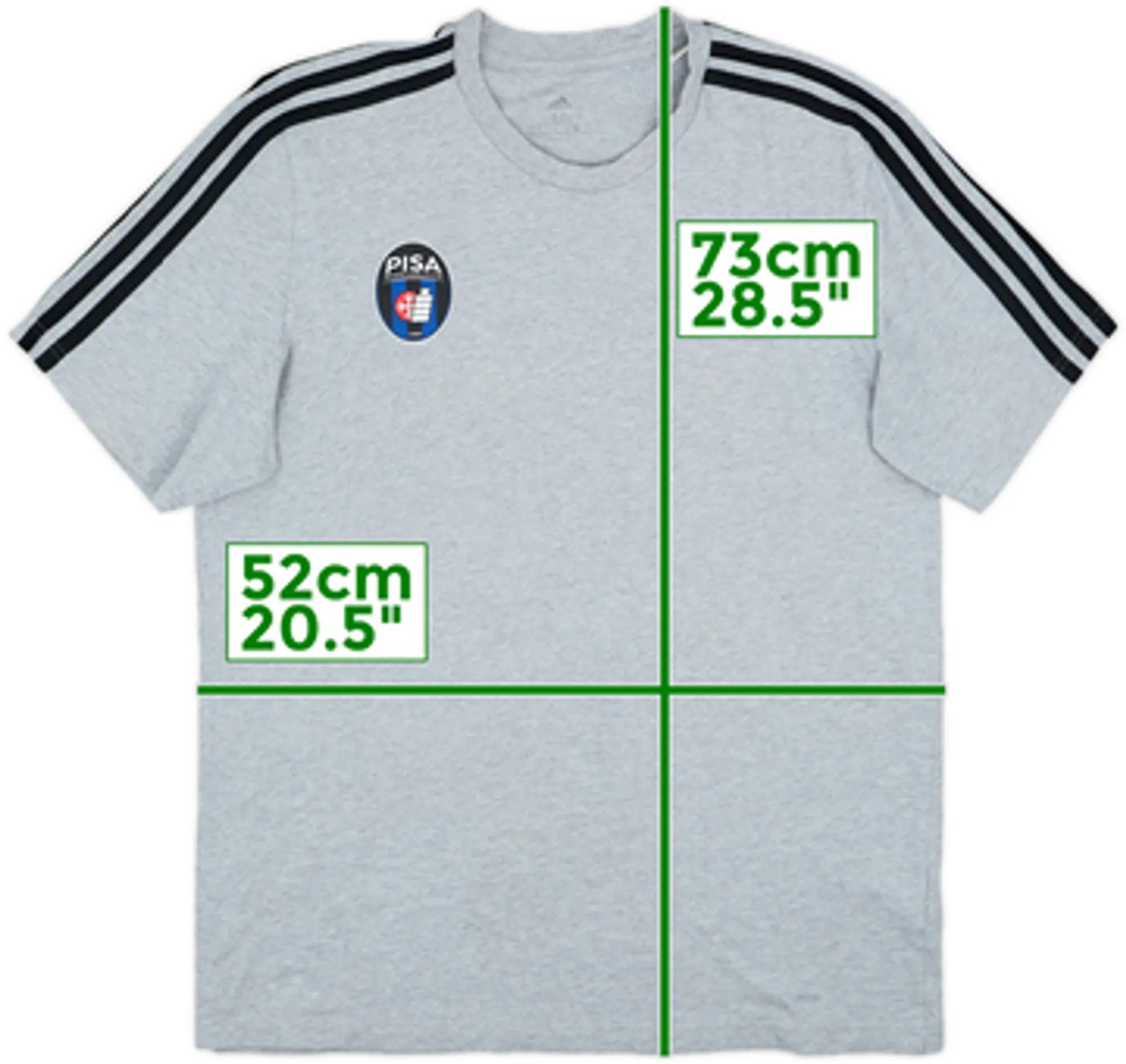 2021-22 Pisa adidas Cotton Tee - 9/10 - (M)