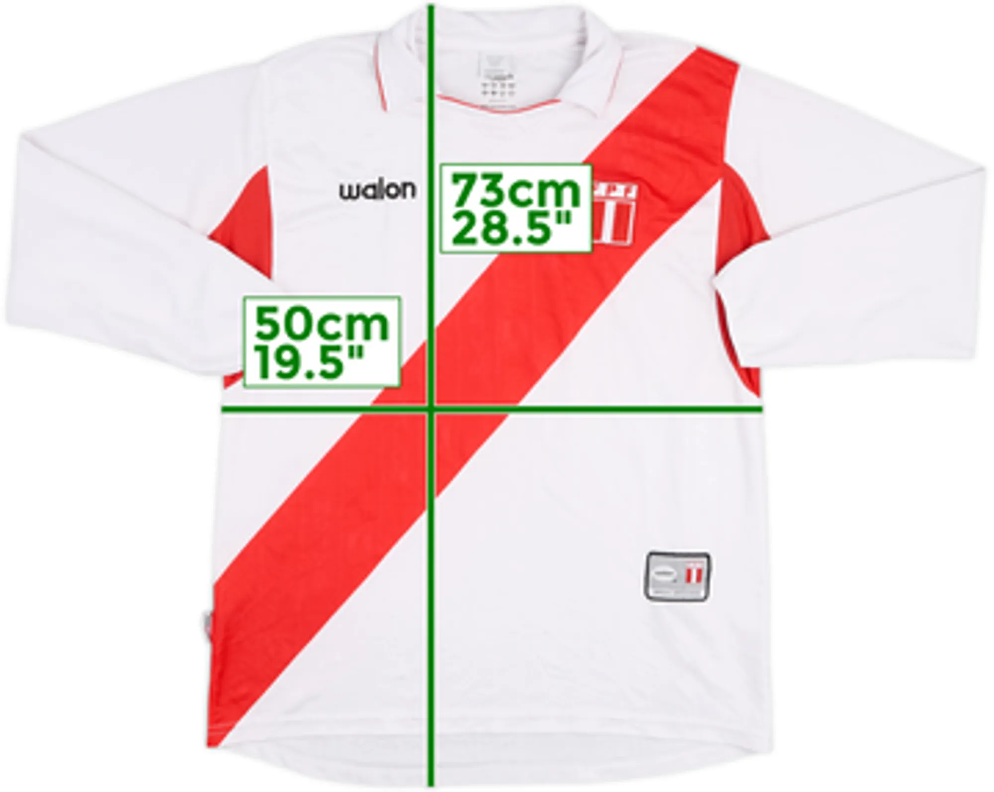 2006 Peru Home L/S Shirt - 8/10 - (M)