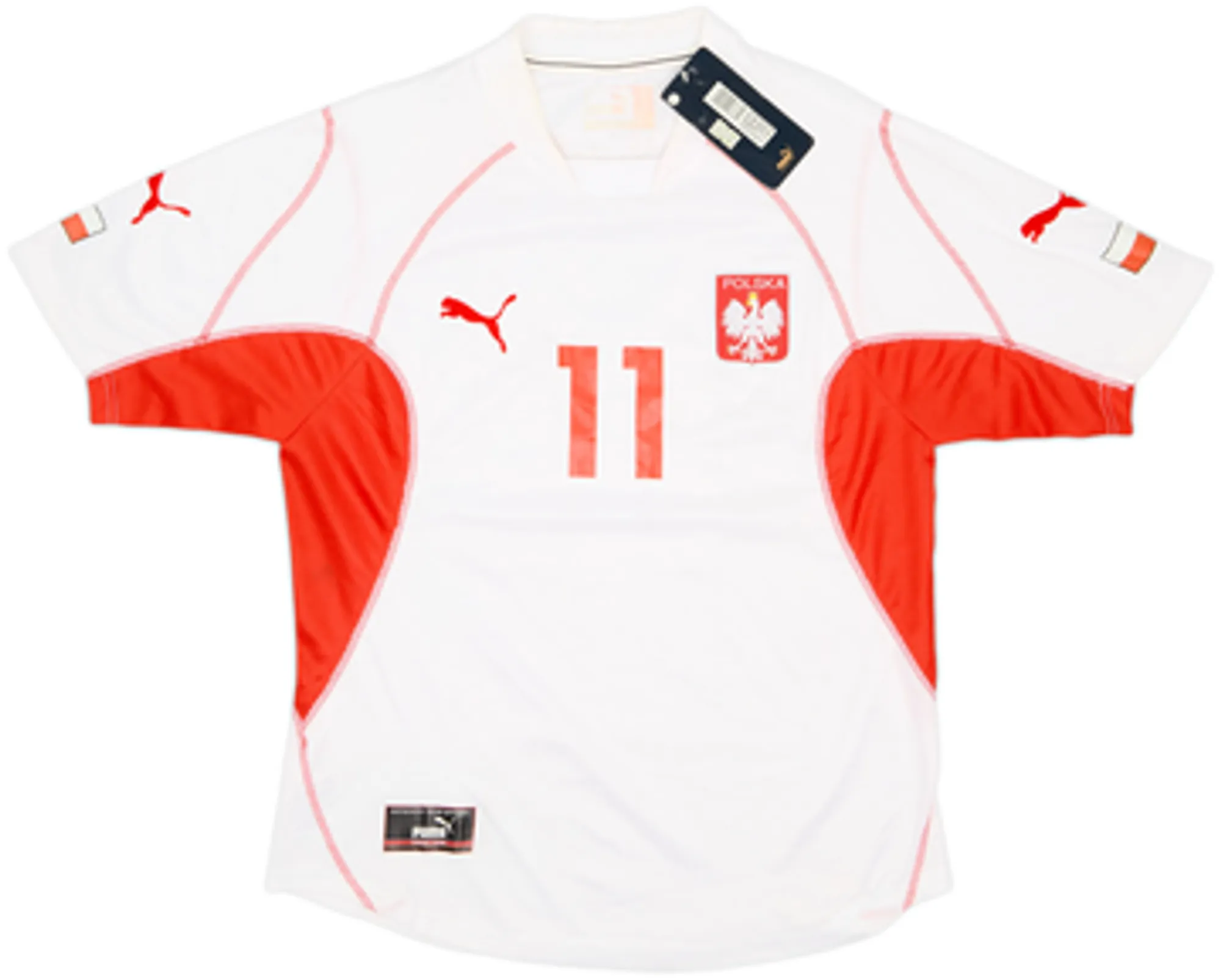 2002-04 Poland Home Shirt Olisadebe #11 (M)