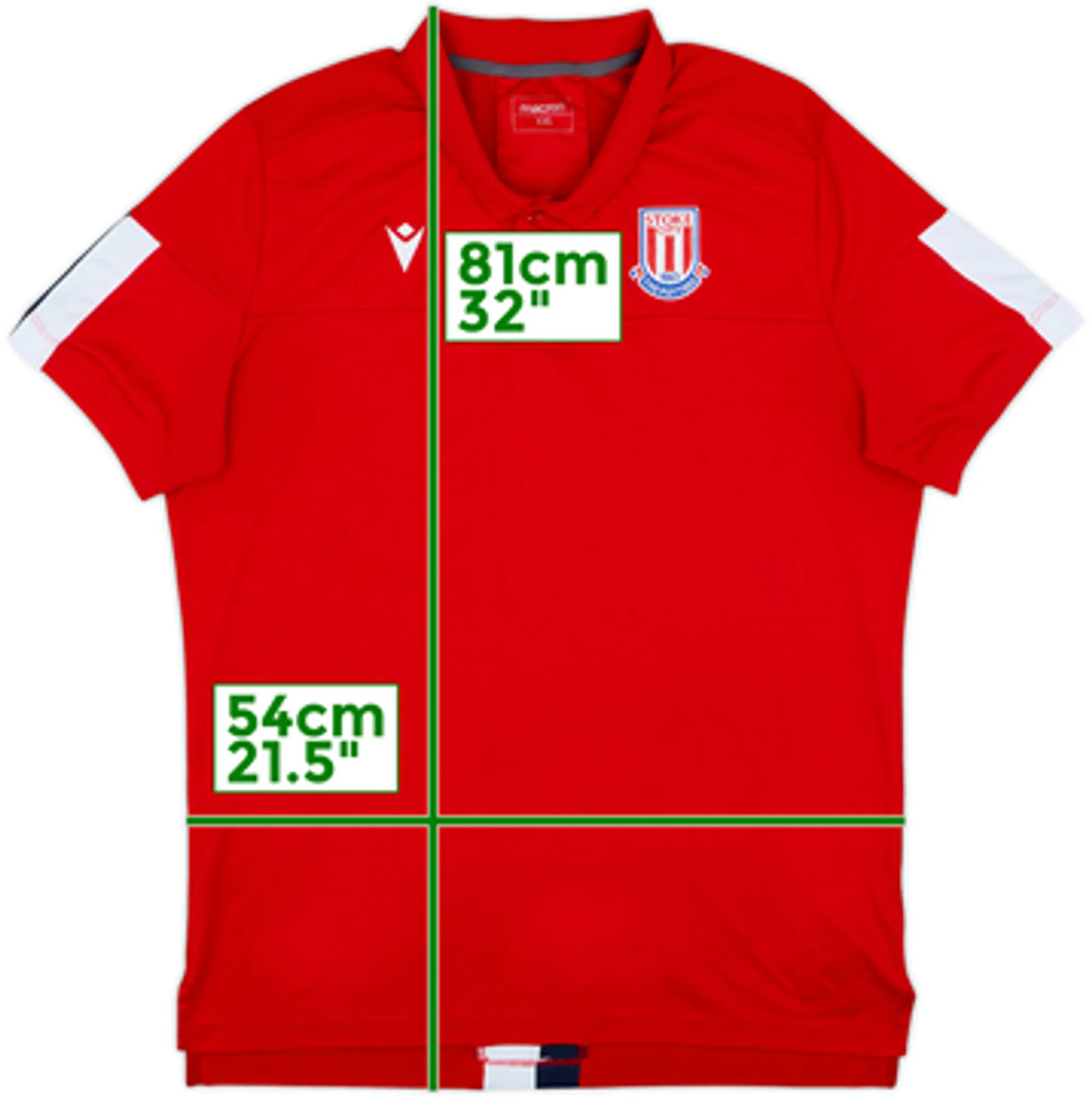 2019-20 Stoke City Macron Polo Shirt - 6/10 - (XXL)