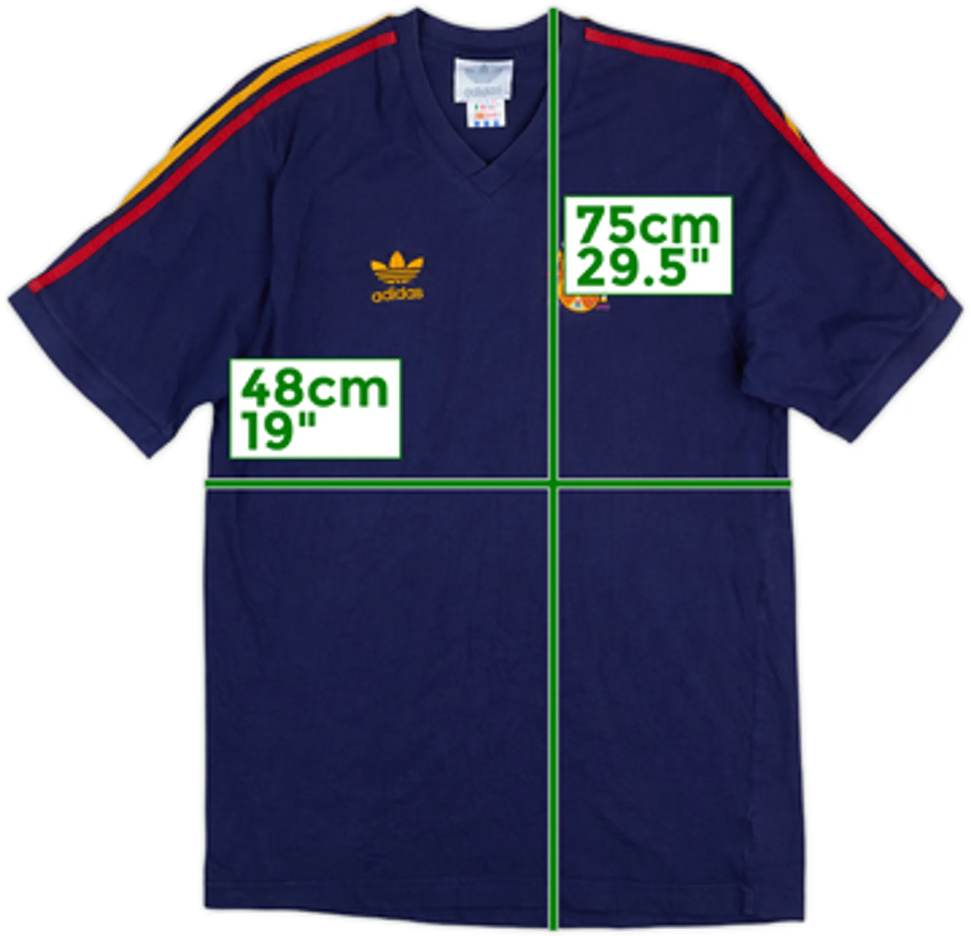 2000-01 Spain adidas Cotton Tee - 9/10 - (S)
