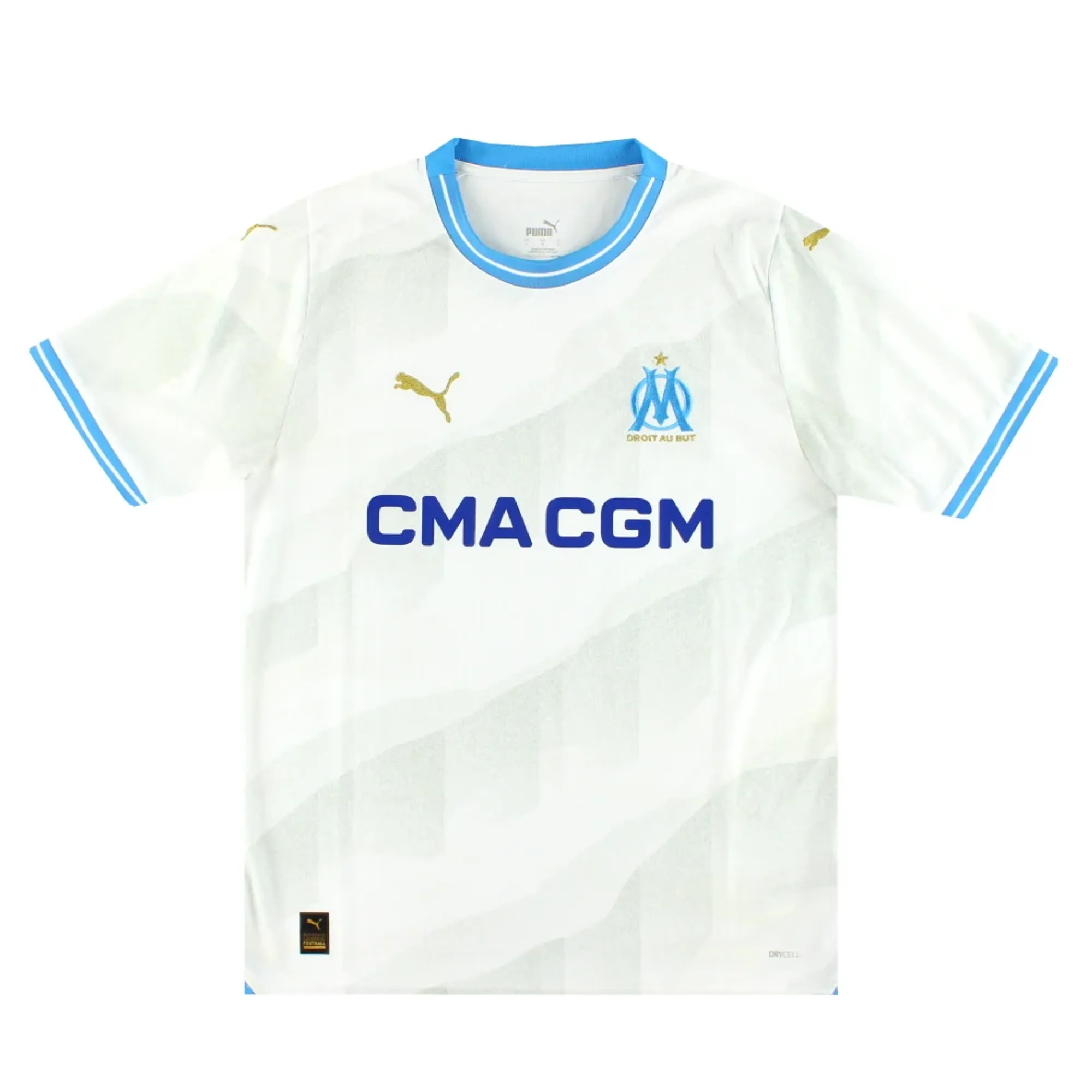 2023-24 Marseille Puma Home Shirt *Mint* L - Olympique Marseille / Mint 