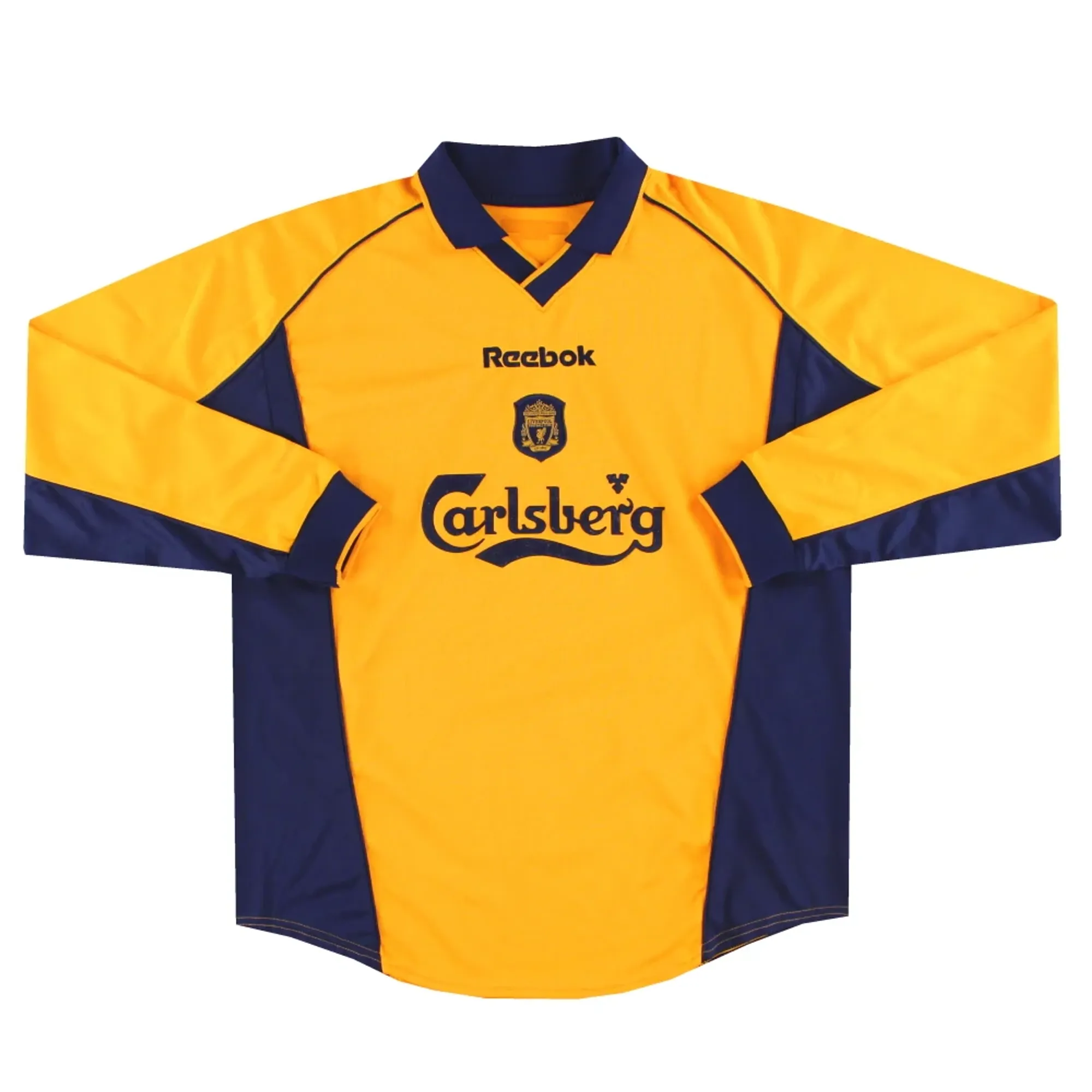 2000-02 Liverpool Reebok Away Shirt L/S L - Liverpool / Very good 