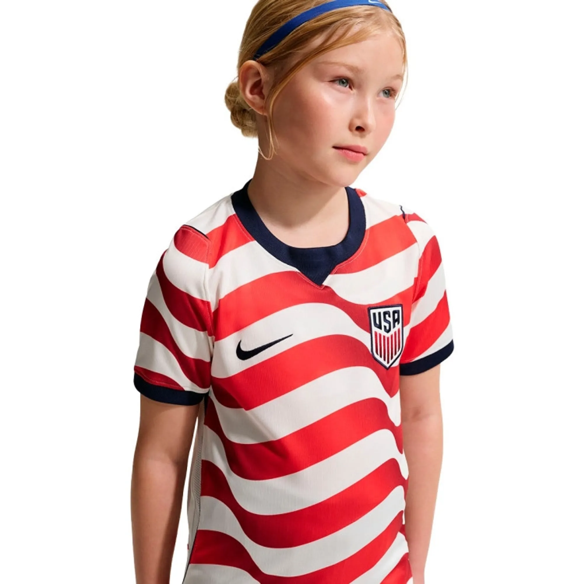 Usa Home Shirt World Cup 2026 Kids - ['White']