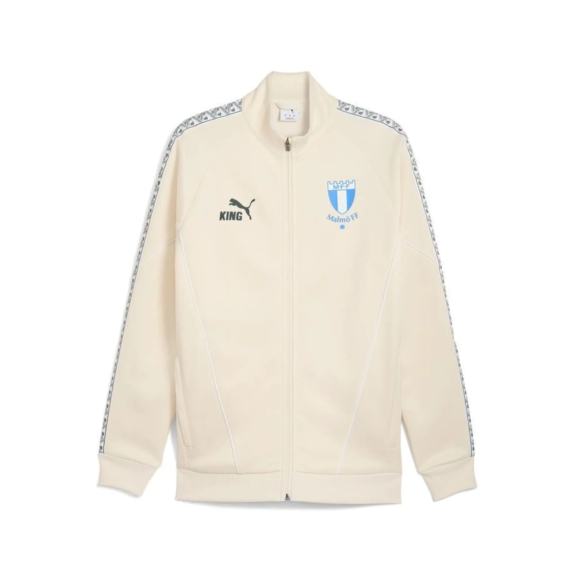 Malmö Ff Track Jacket King Anthem - Sugared Almond/Myrtle - ['White']