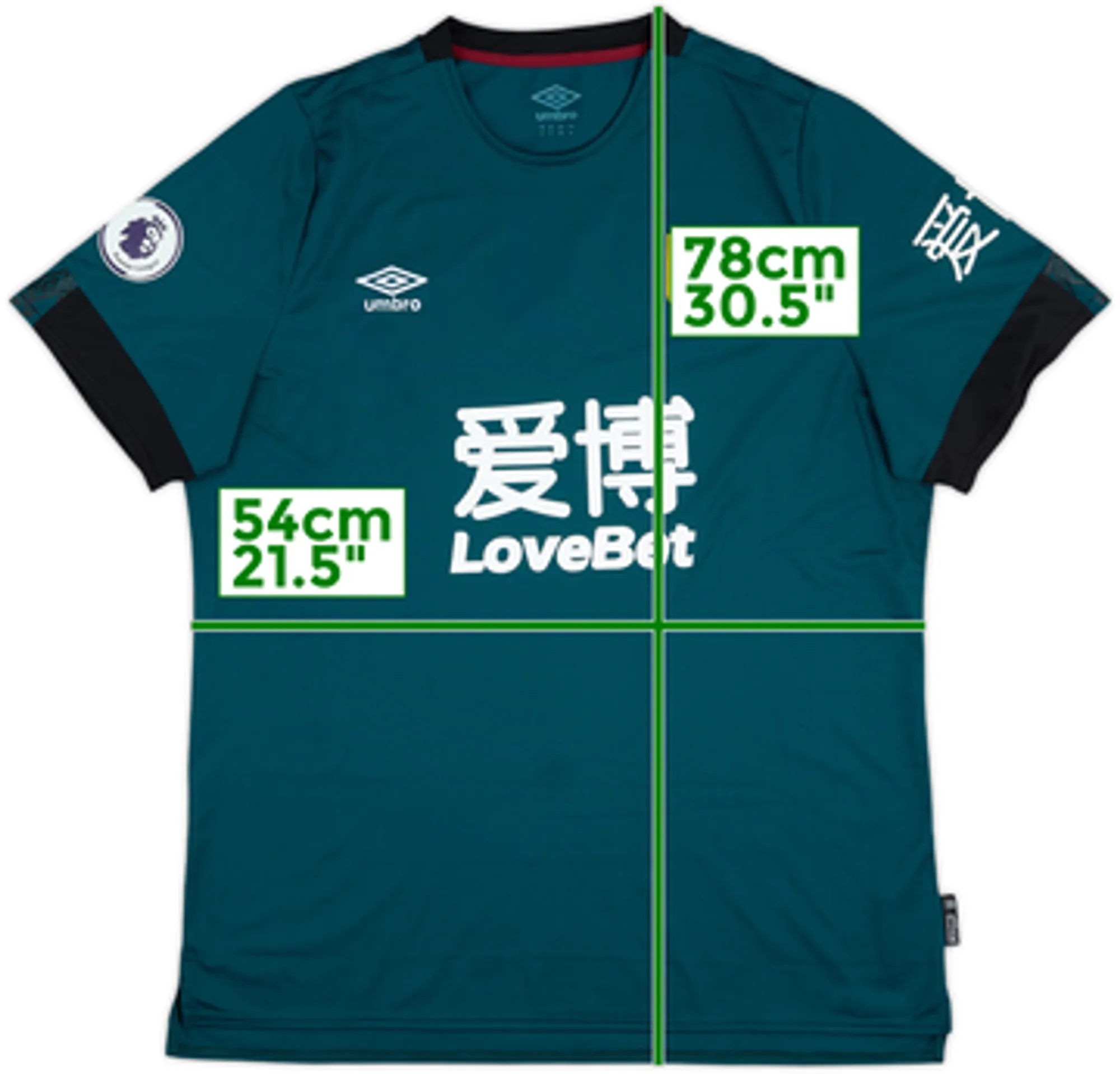 2019-20 Burnley Third Shirt - 10/10 - (XL)