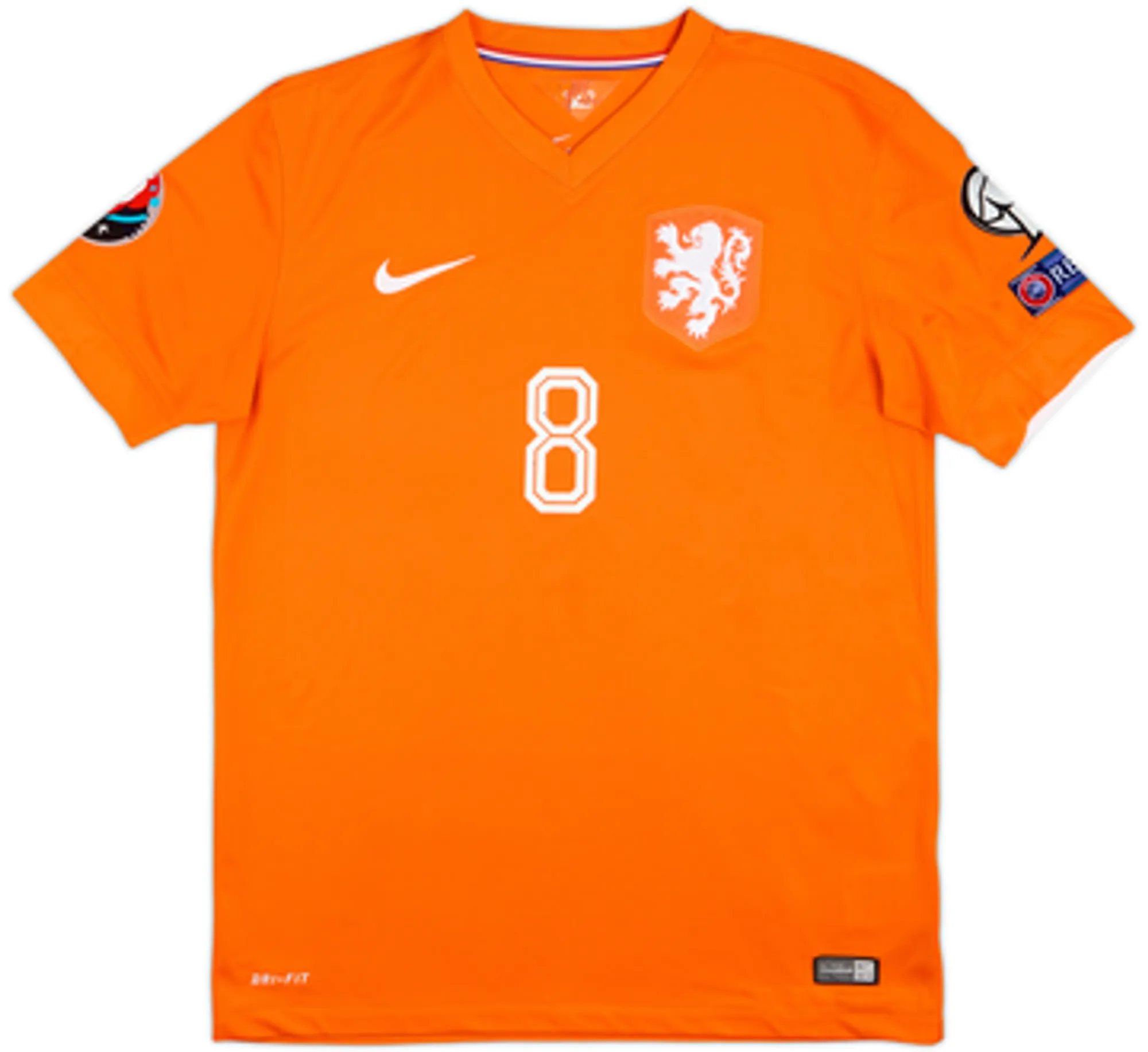 2014-15 Netherlands Home Shirt Strootman #8 - 6/10 - (M)