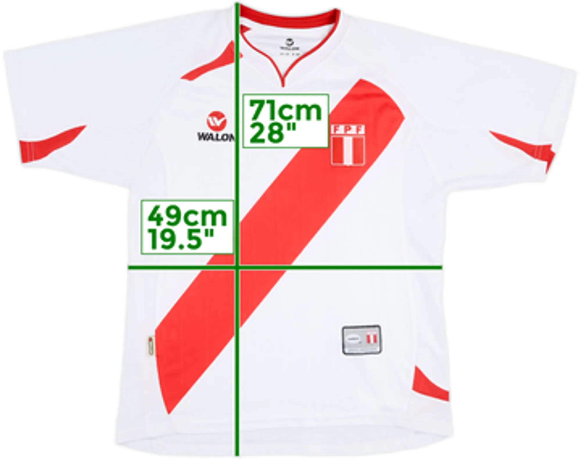 2007-09 Peru Home Shirt - 9/10 - (S)