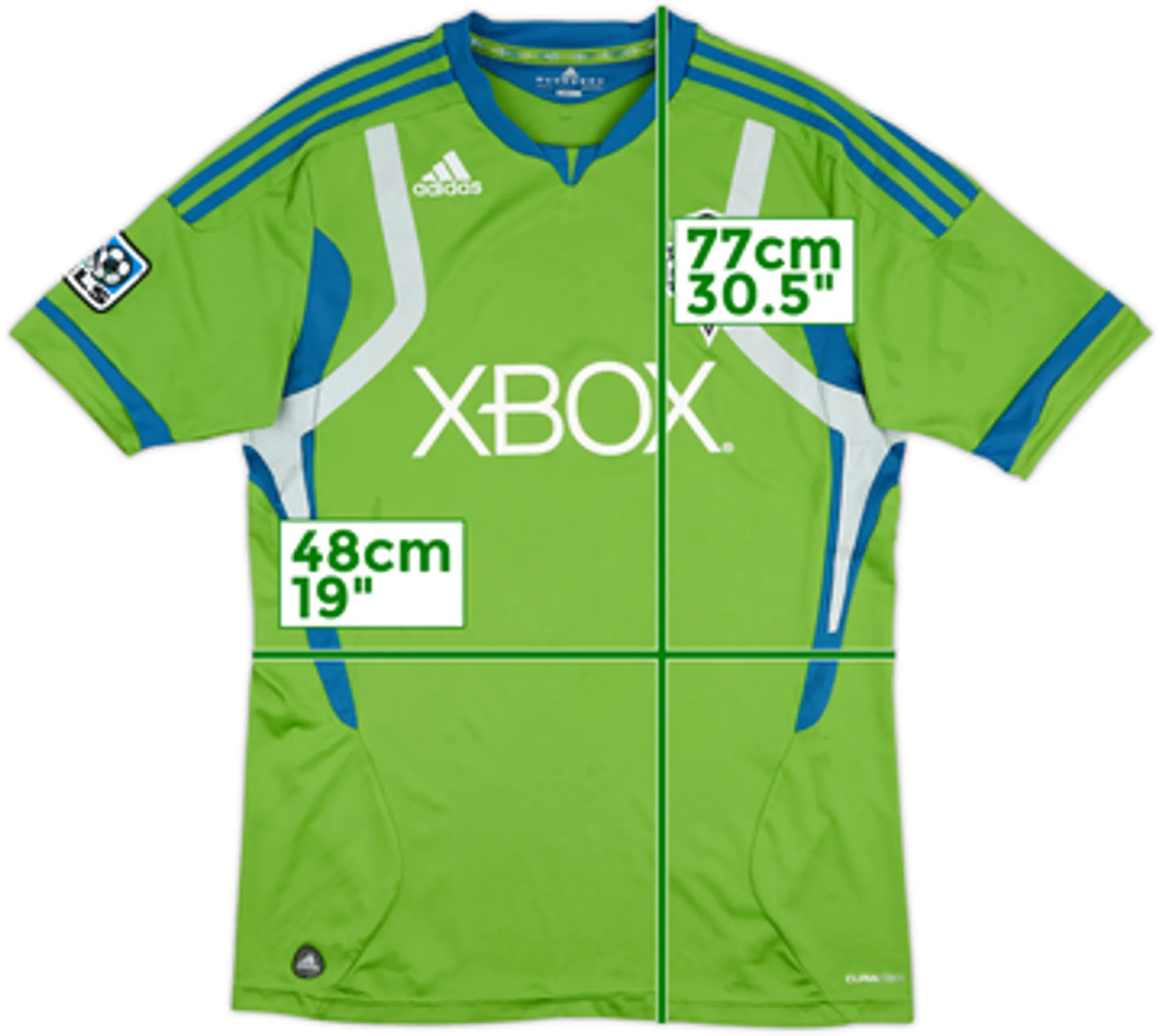 2012 Seattle Sounders Home Shirt - 8/10 - (M)