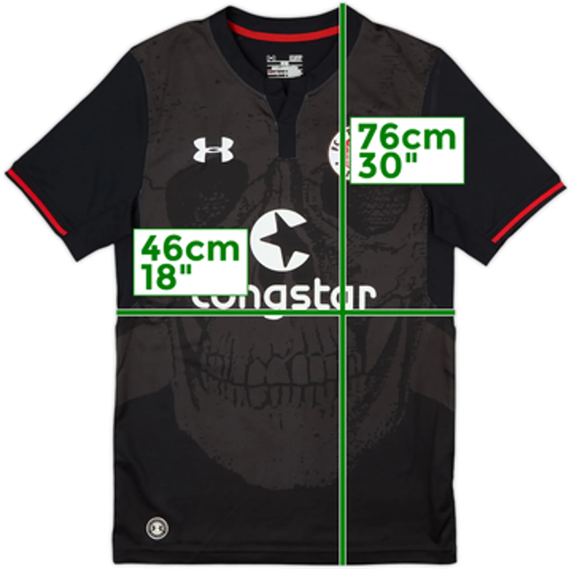 2016-17 St Pauli Third Shirt - 9/10 - (S)