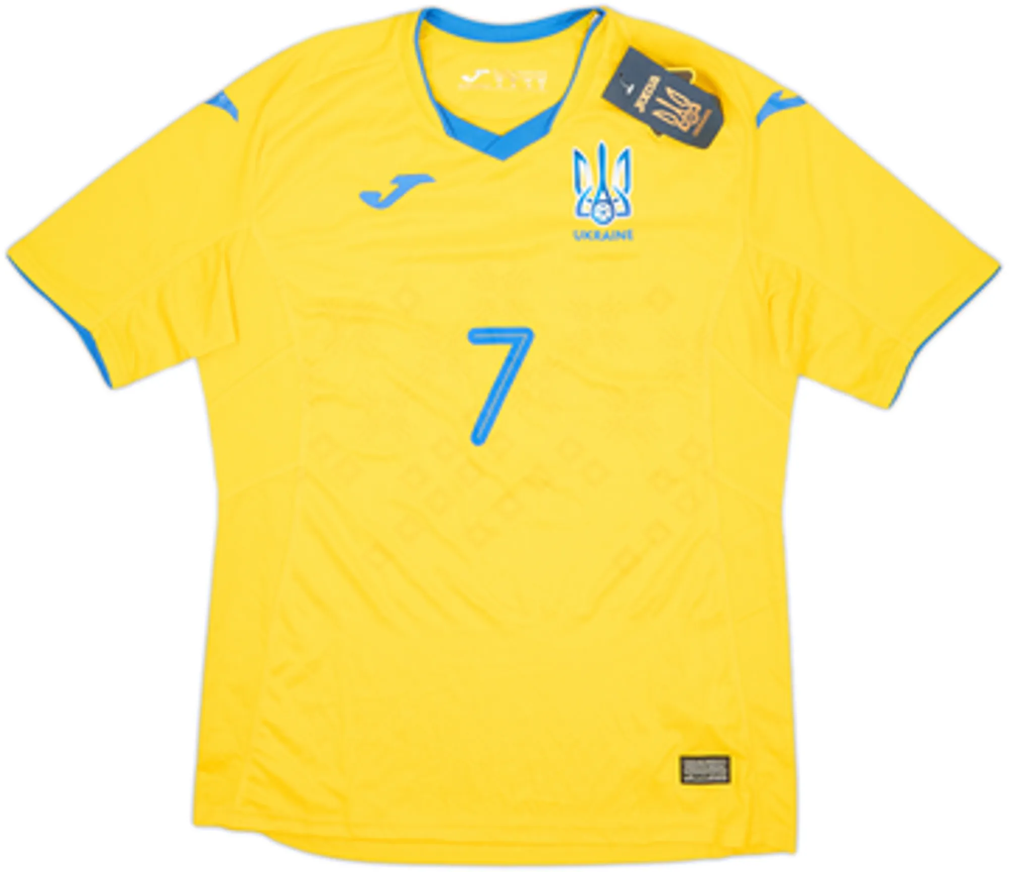 2020-21 Ukraine Home Shirt Zinchenko #17  (M)