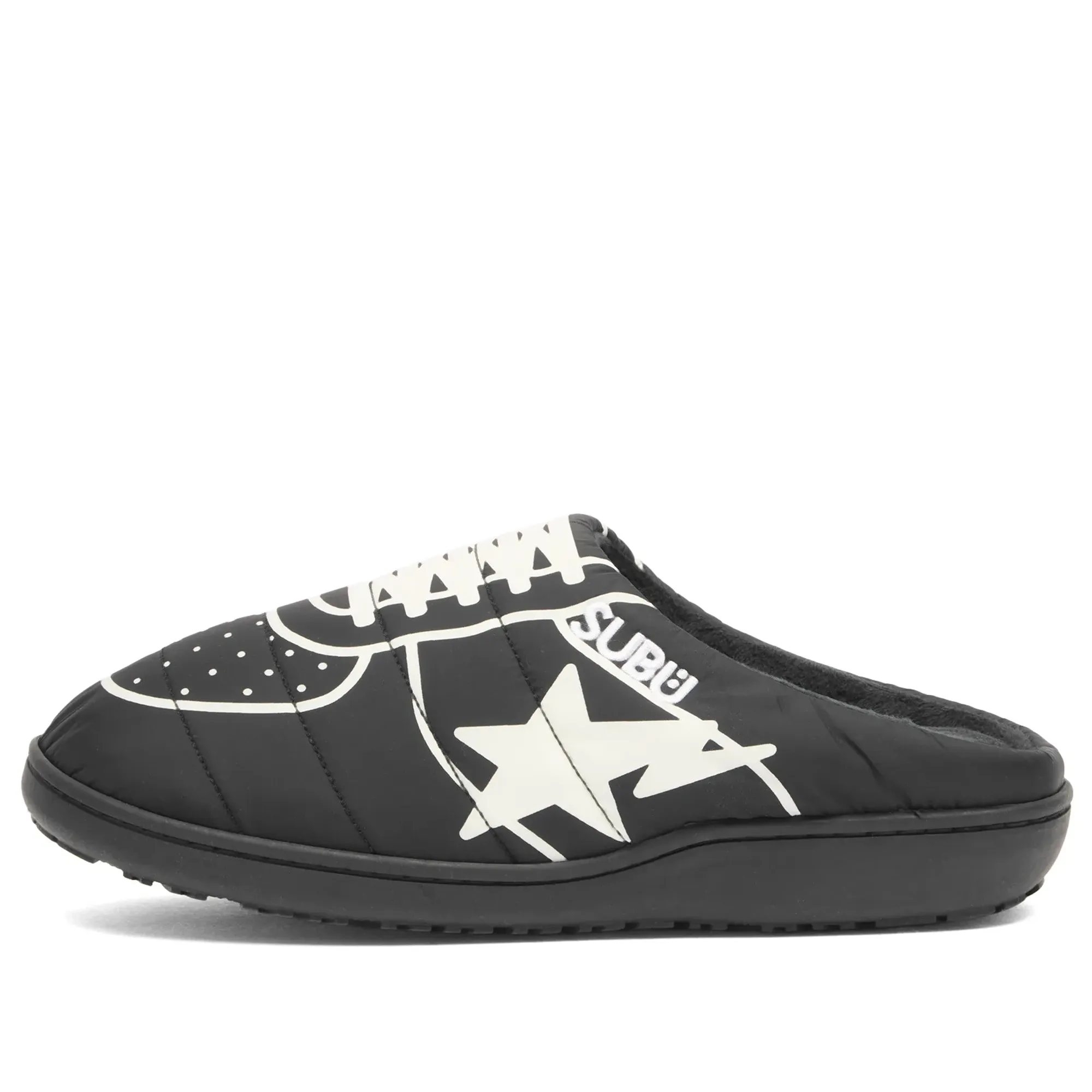 A Bathing Ape Men's x Subu Puffer Sandals Black