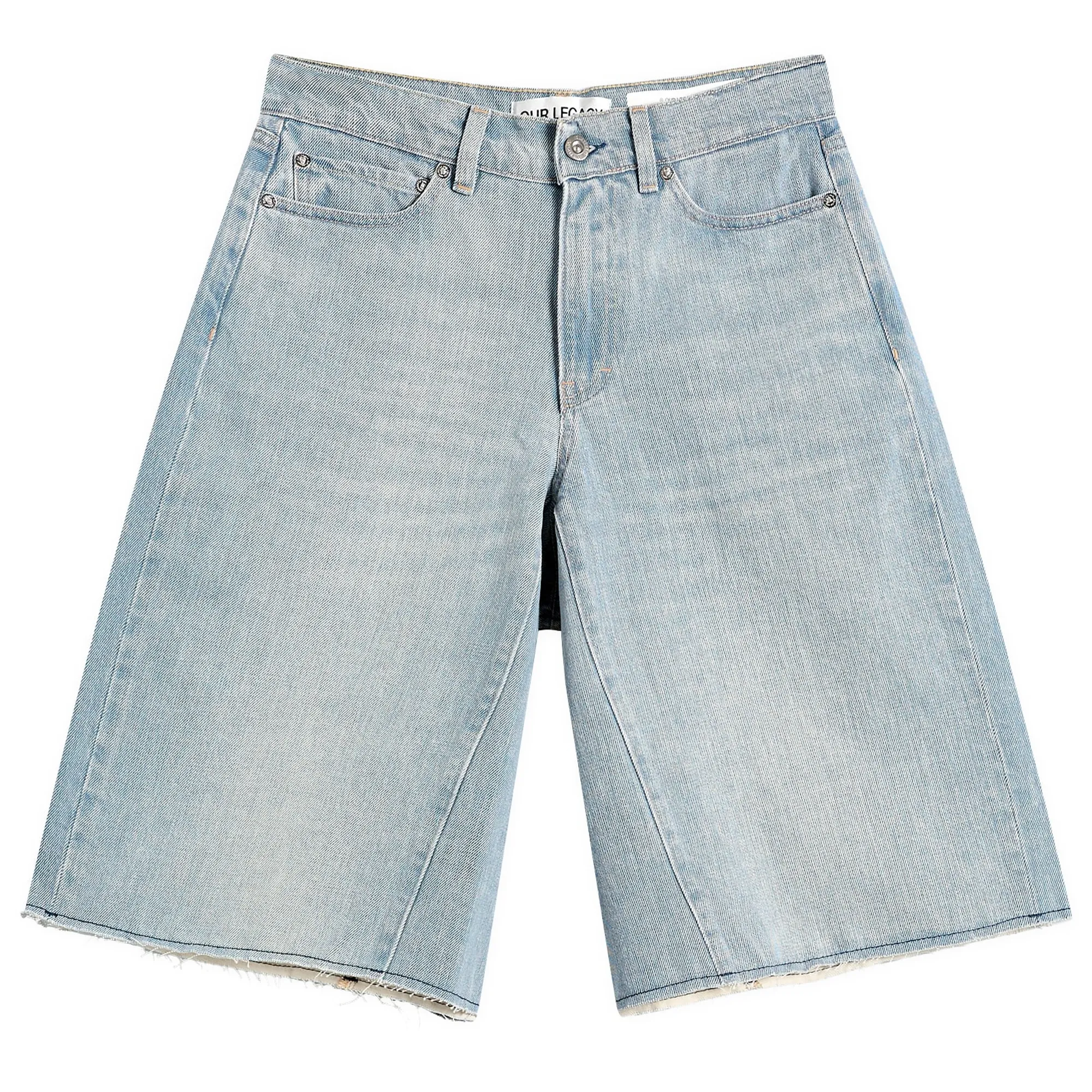 Our Legacy Women's Midi Shorts Pale Coast Wash