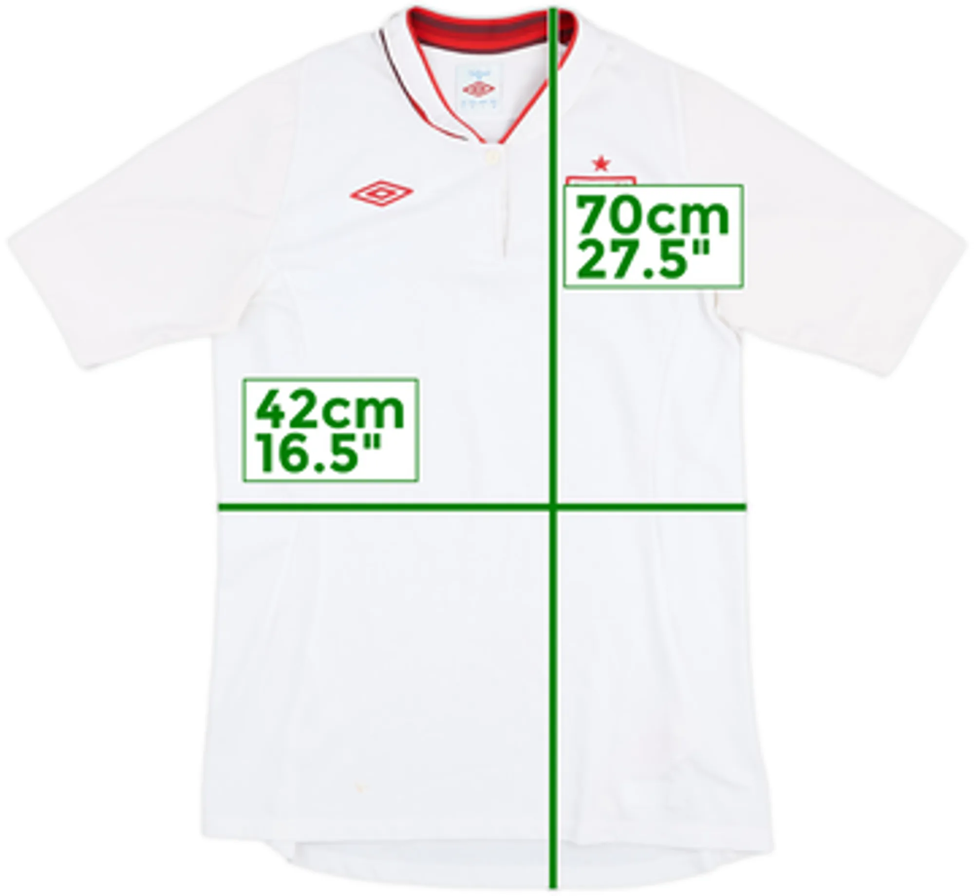 2012-13 England Home Shirt - 6/10 - (Women's M)