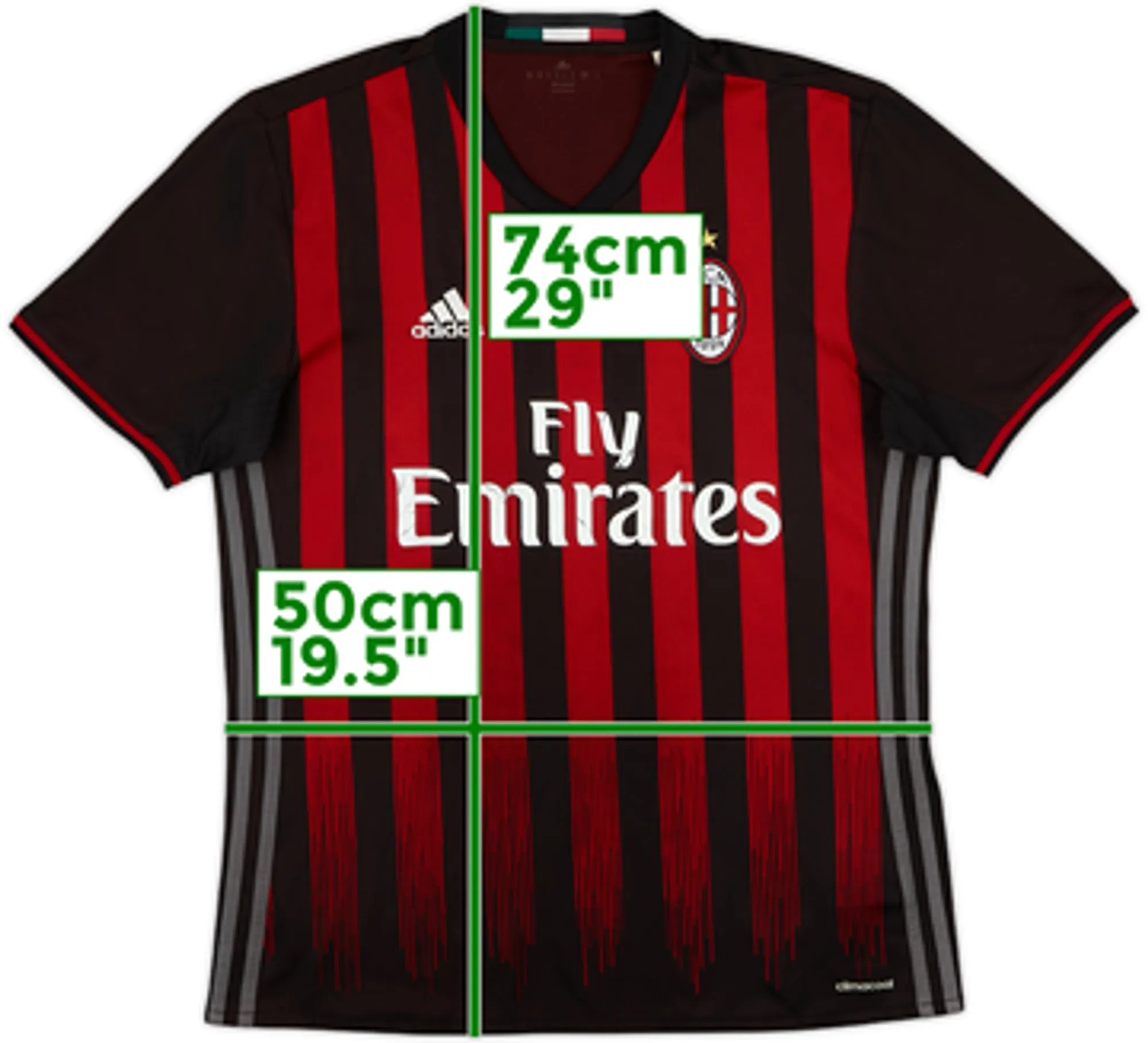 2016-17 AC Milan Home Shirt - 5/10 - (M)