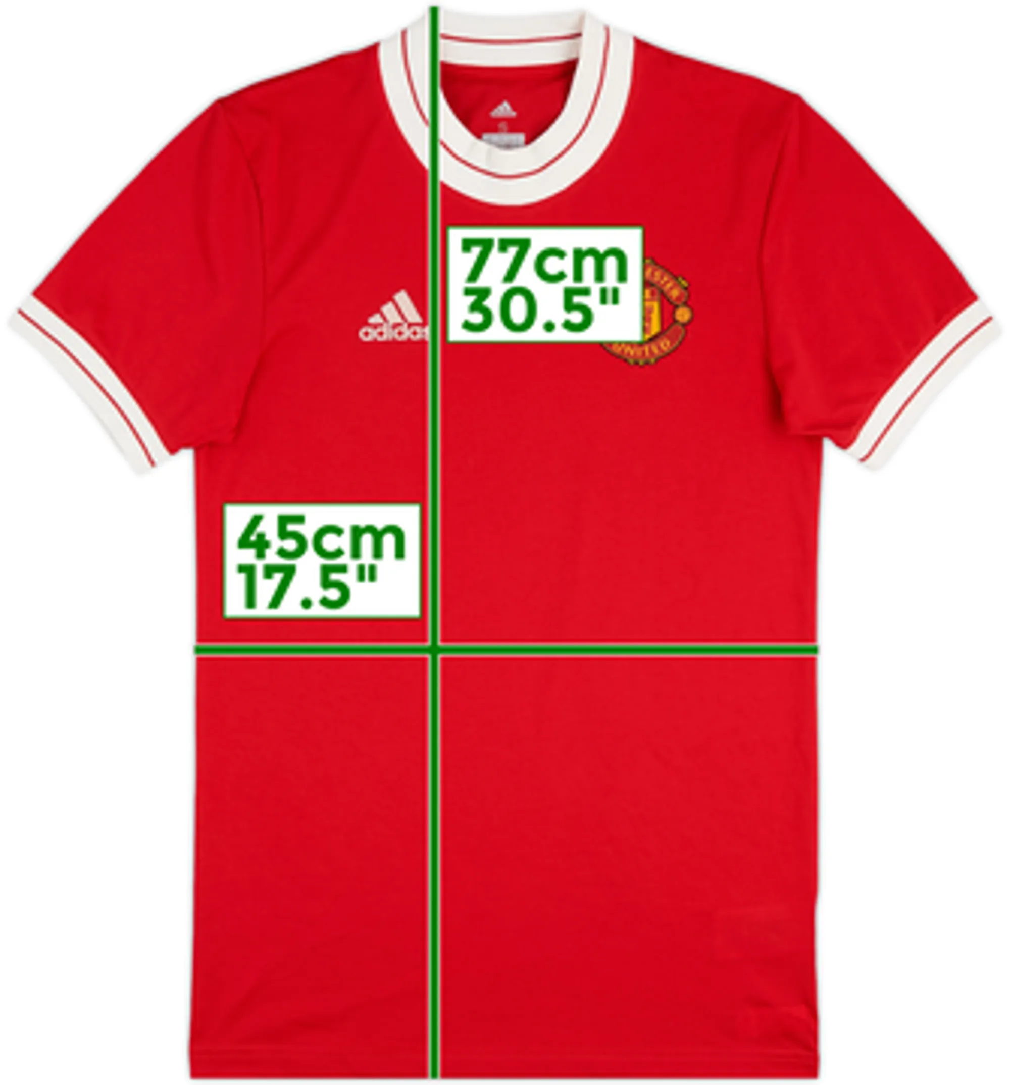 2017-18 Manchester United adidas Icon Tee - 8/10 - (S)