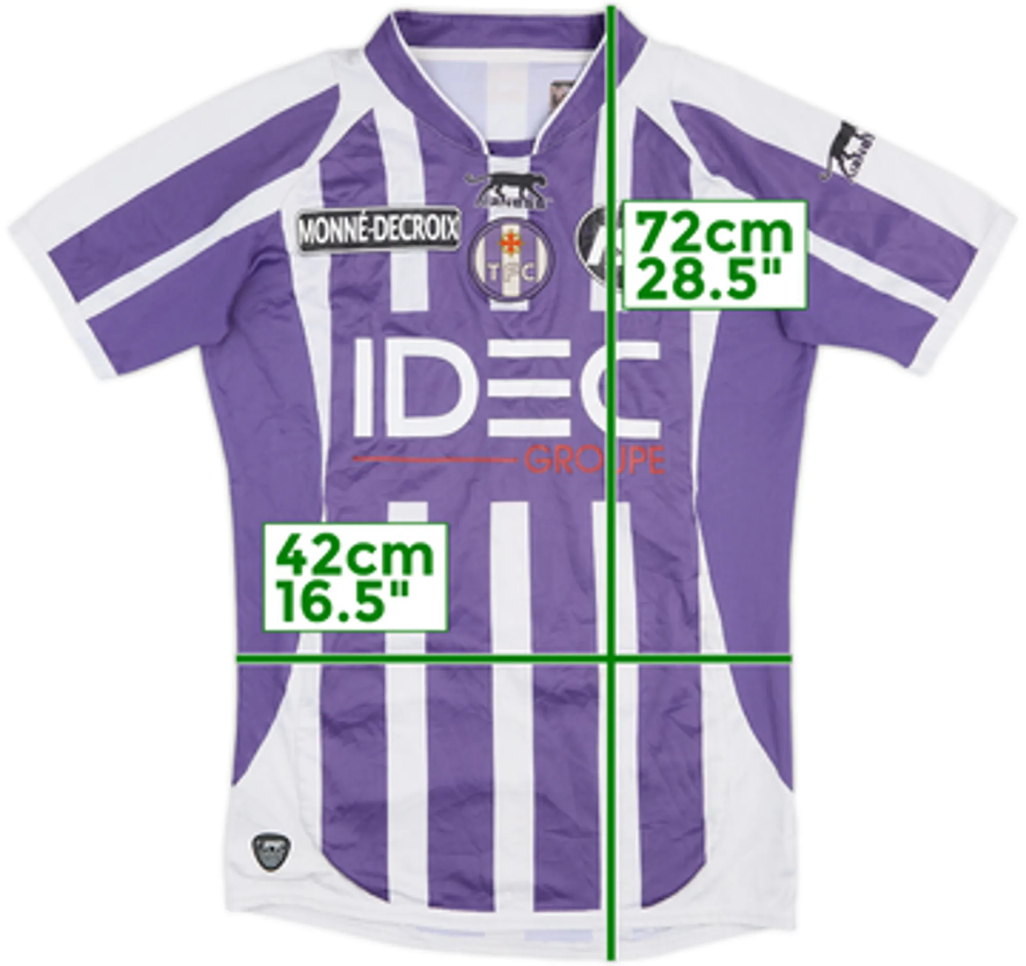 2008-09 Toulouse Home Shirt - 5/10 - (M)