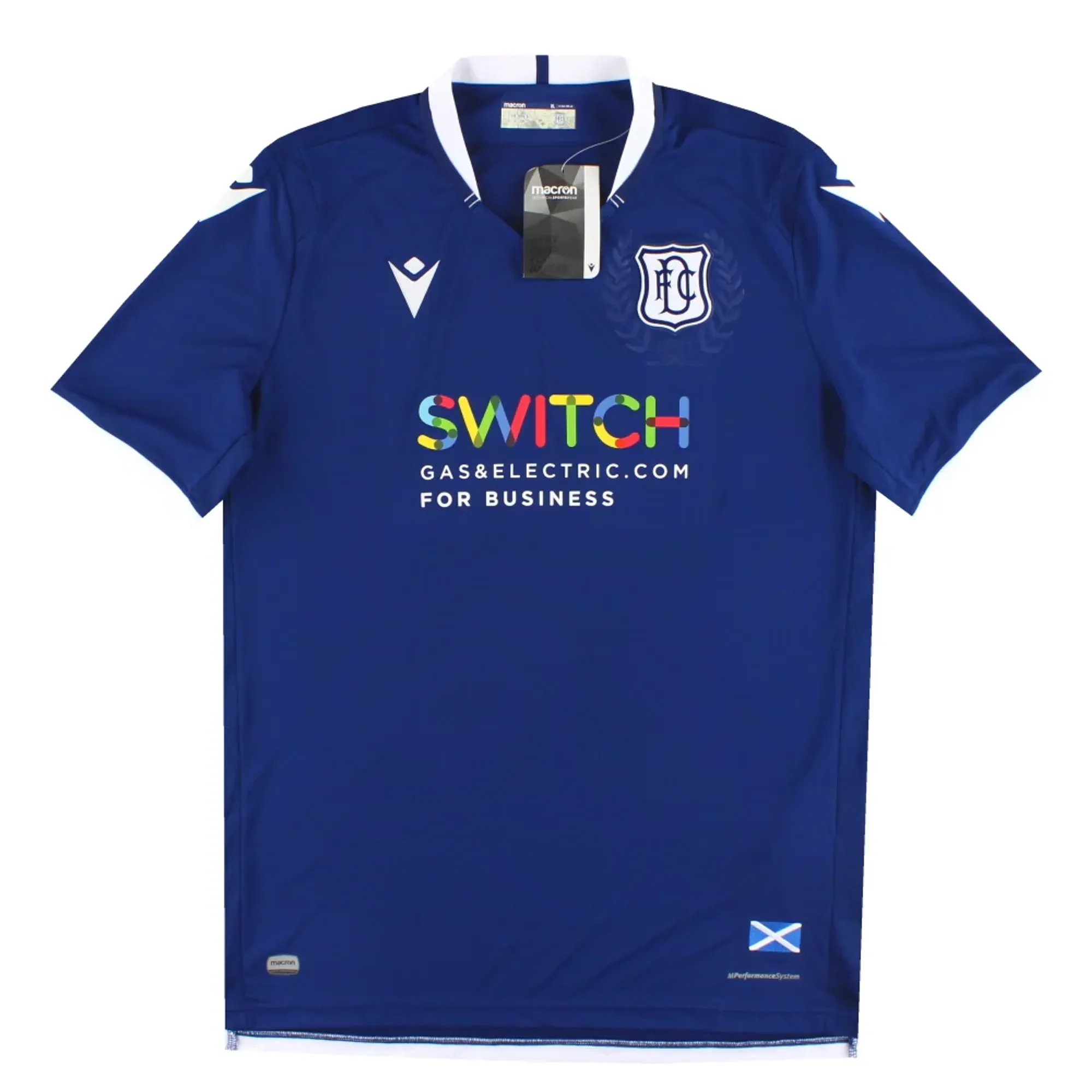 2019-20 Dundee Macron Home Shirt *w/tags* XL - Other Scottish Clubs / w/tags 