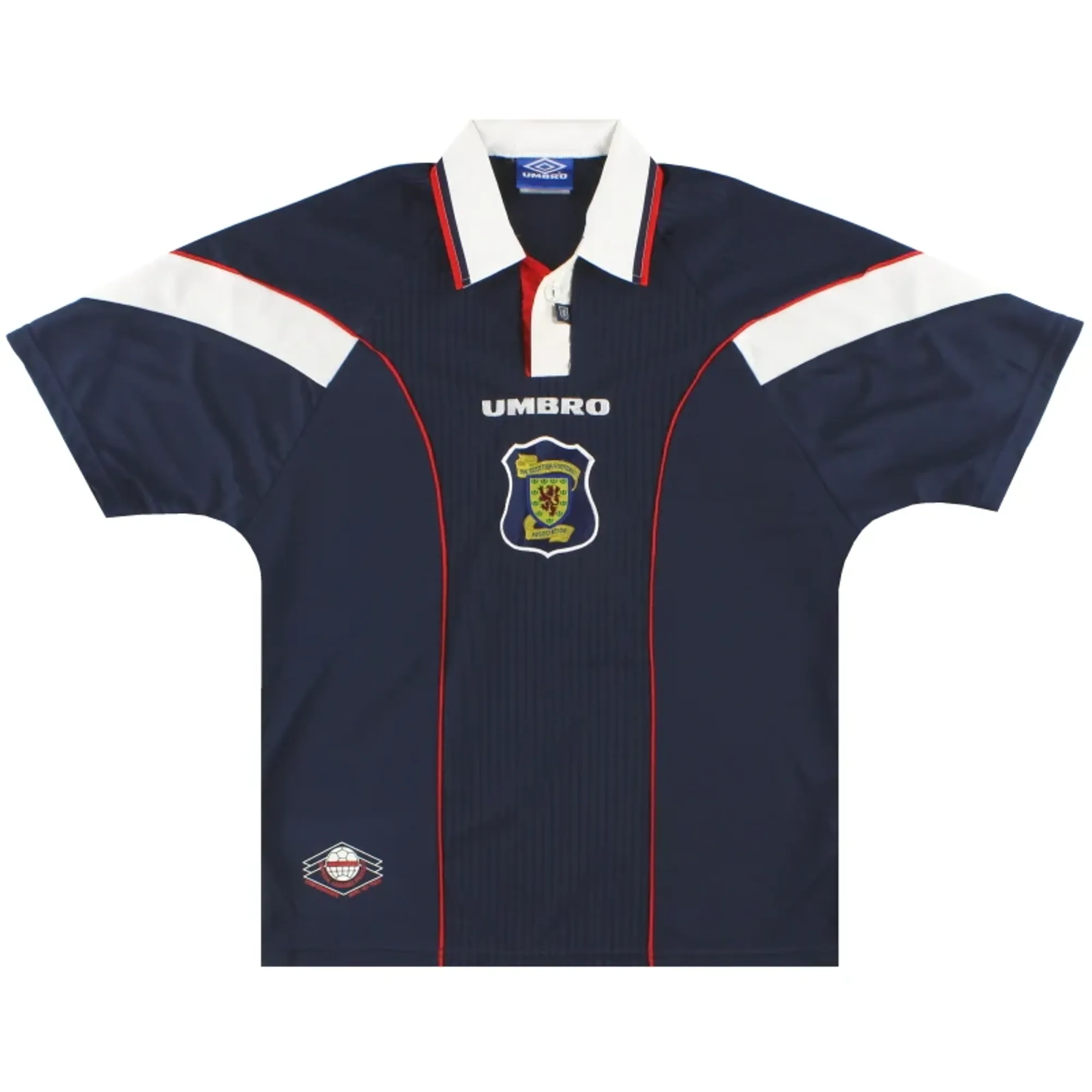 1996-98 Scotland Umbro Home Shirt L - Scotland / Excellent 