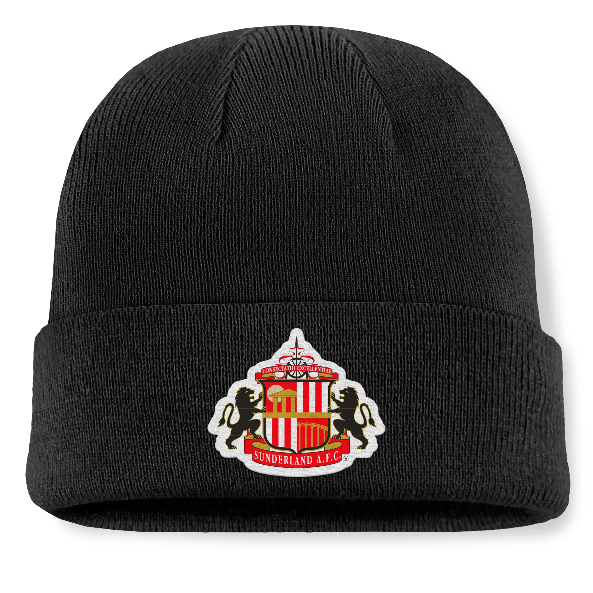 Sunderland Primary Logo Core Cuffed Beanie - Black - Unisex