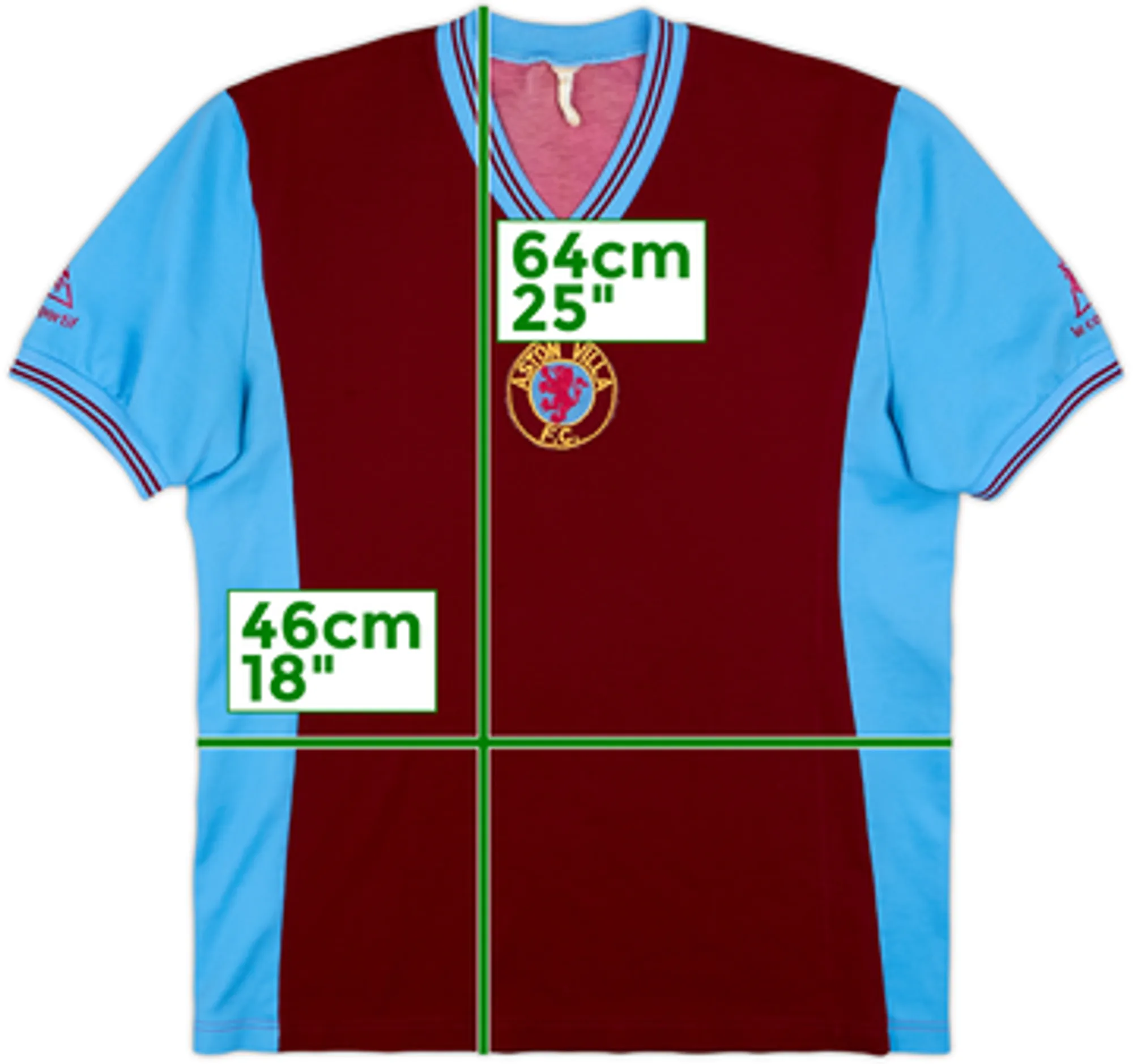 1981-82 Aston Villa Home Shirt - 8/10 - (S)