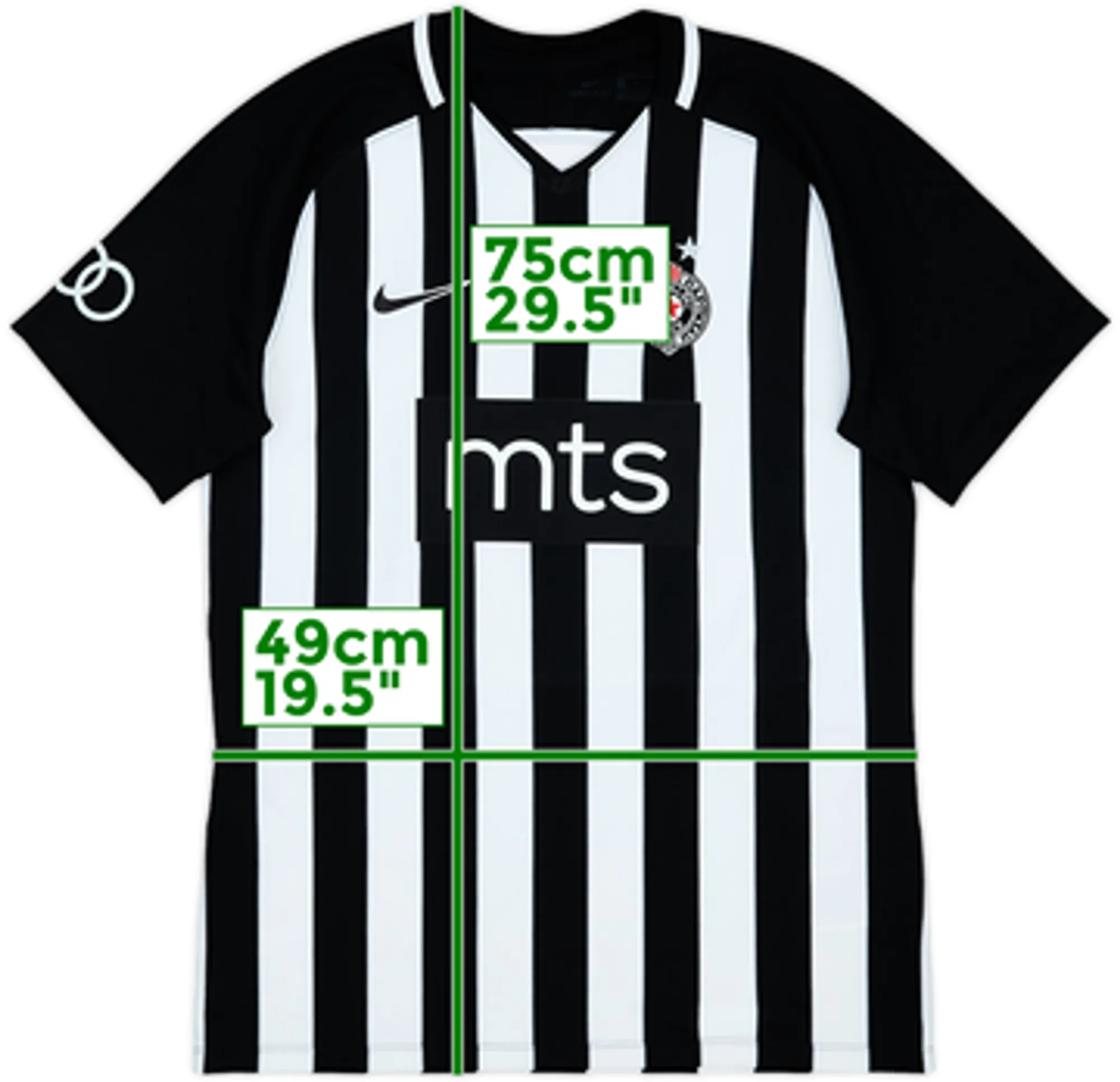 2018-19 Partizan Belgrade Home Shirt - 8/10 - (M)