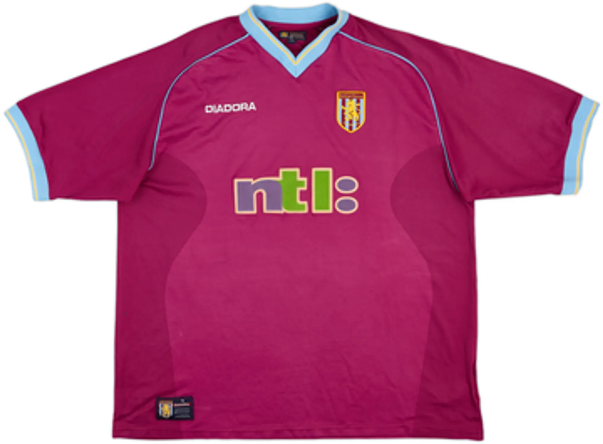 2001-02 Aston Villa Home Shirt Hadji #20 - 6/10 - (XXL)