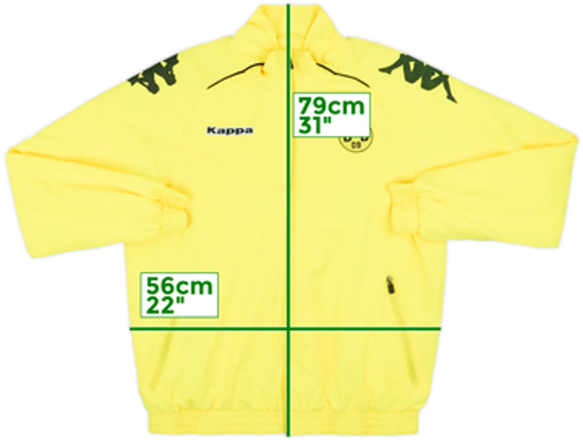 2010-11 Borussia Dortmund Kappa Track Jacket - 4/10 - (XL)