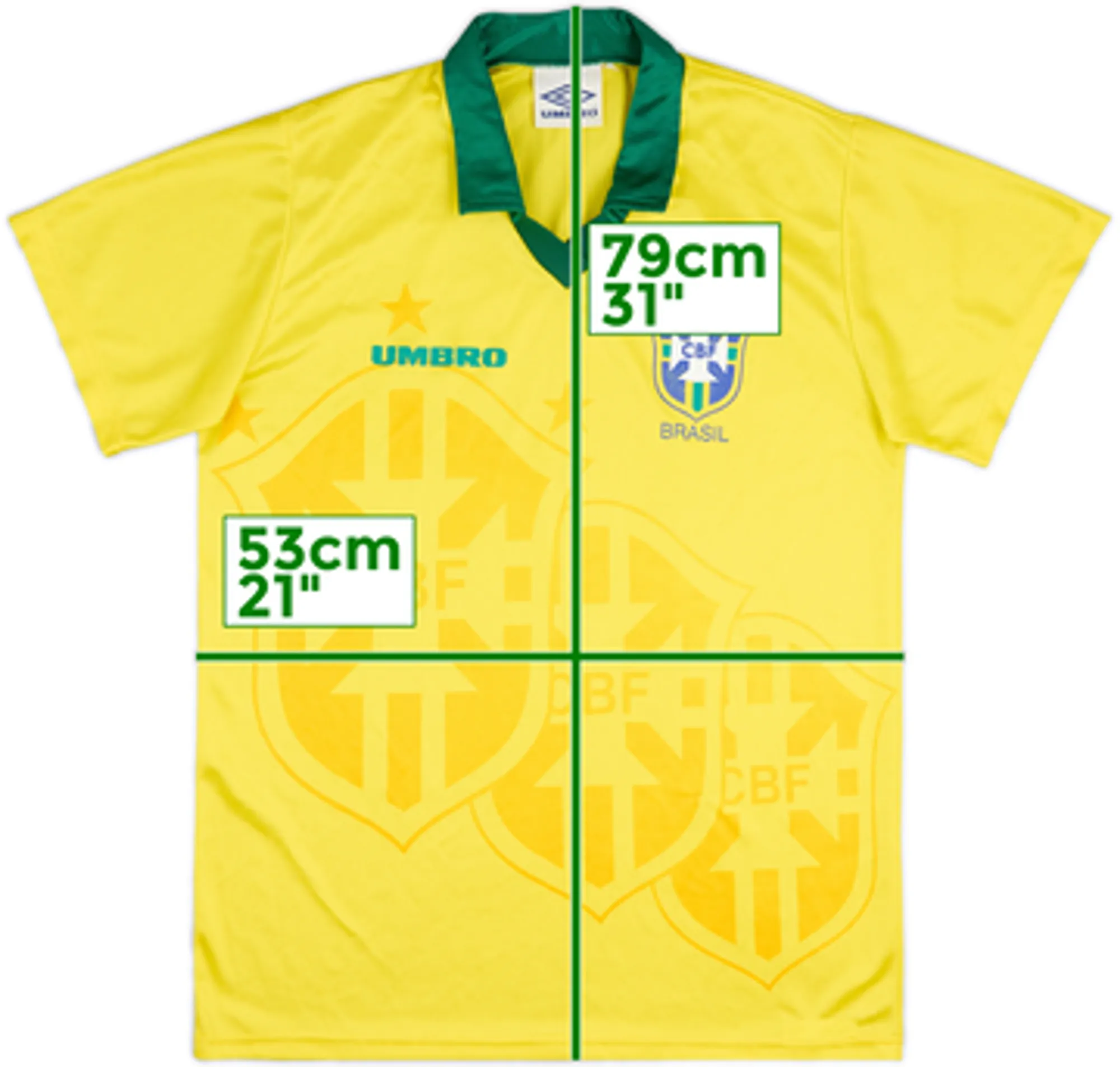 1994 Brazil Home Shirt - 7/10 - (L)