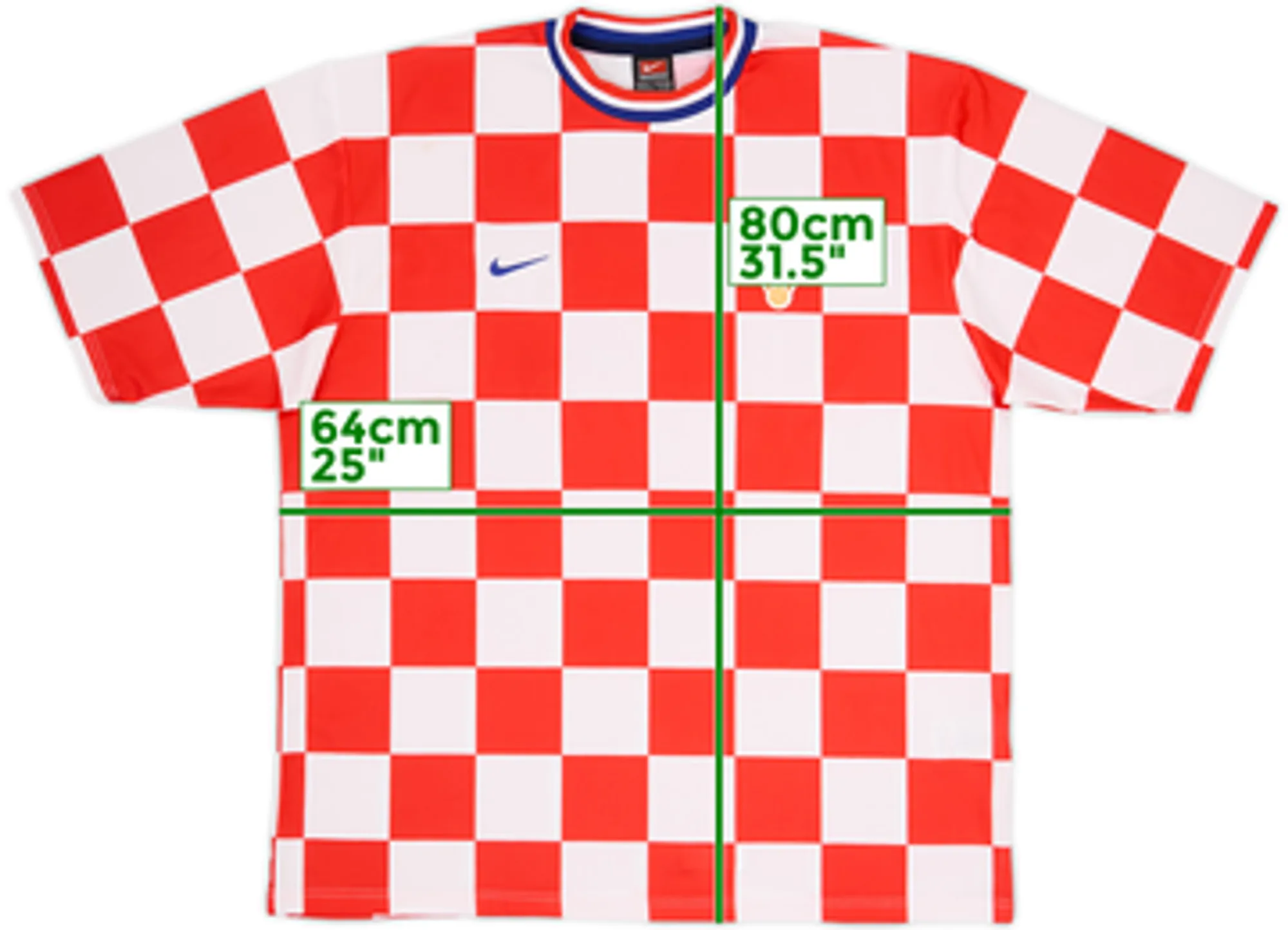2000-02 Croatia Basic Home Shirt - 8/10 - (XL)