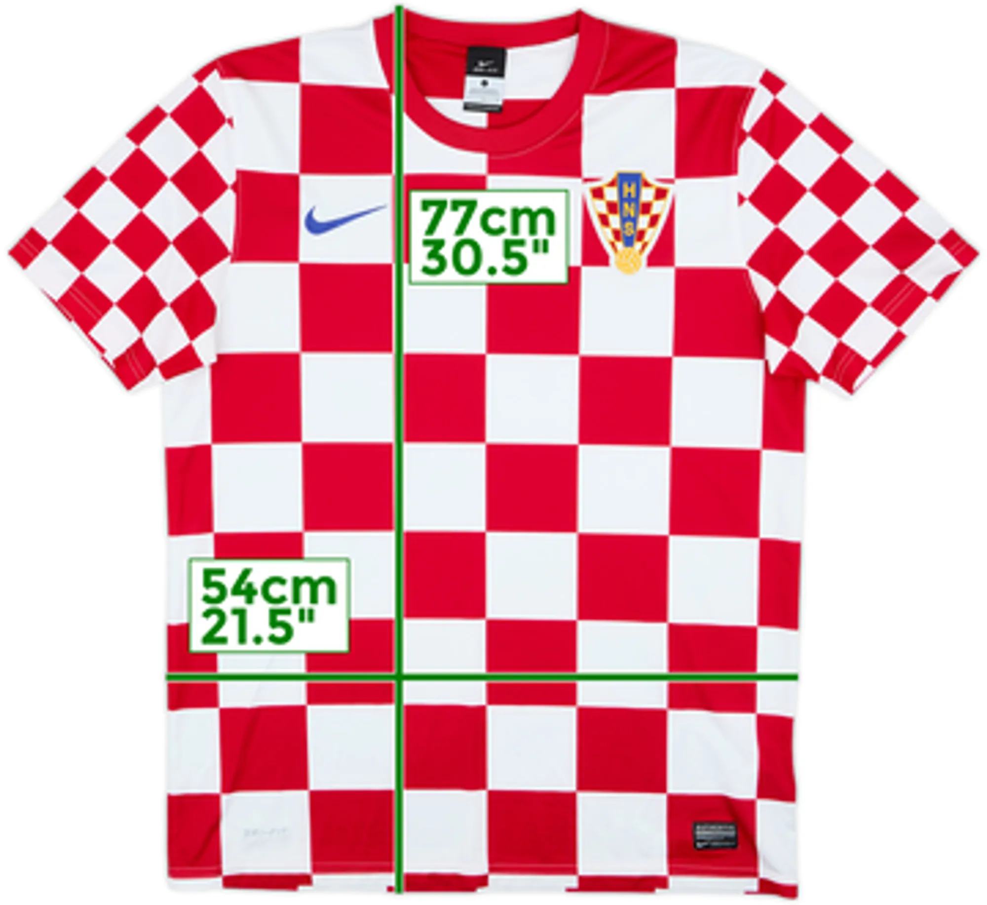 2010-12 Croatia Basic Home Shirt - 10/10 - (L)