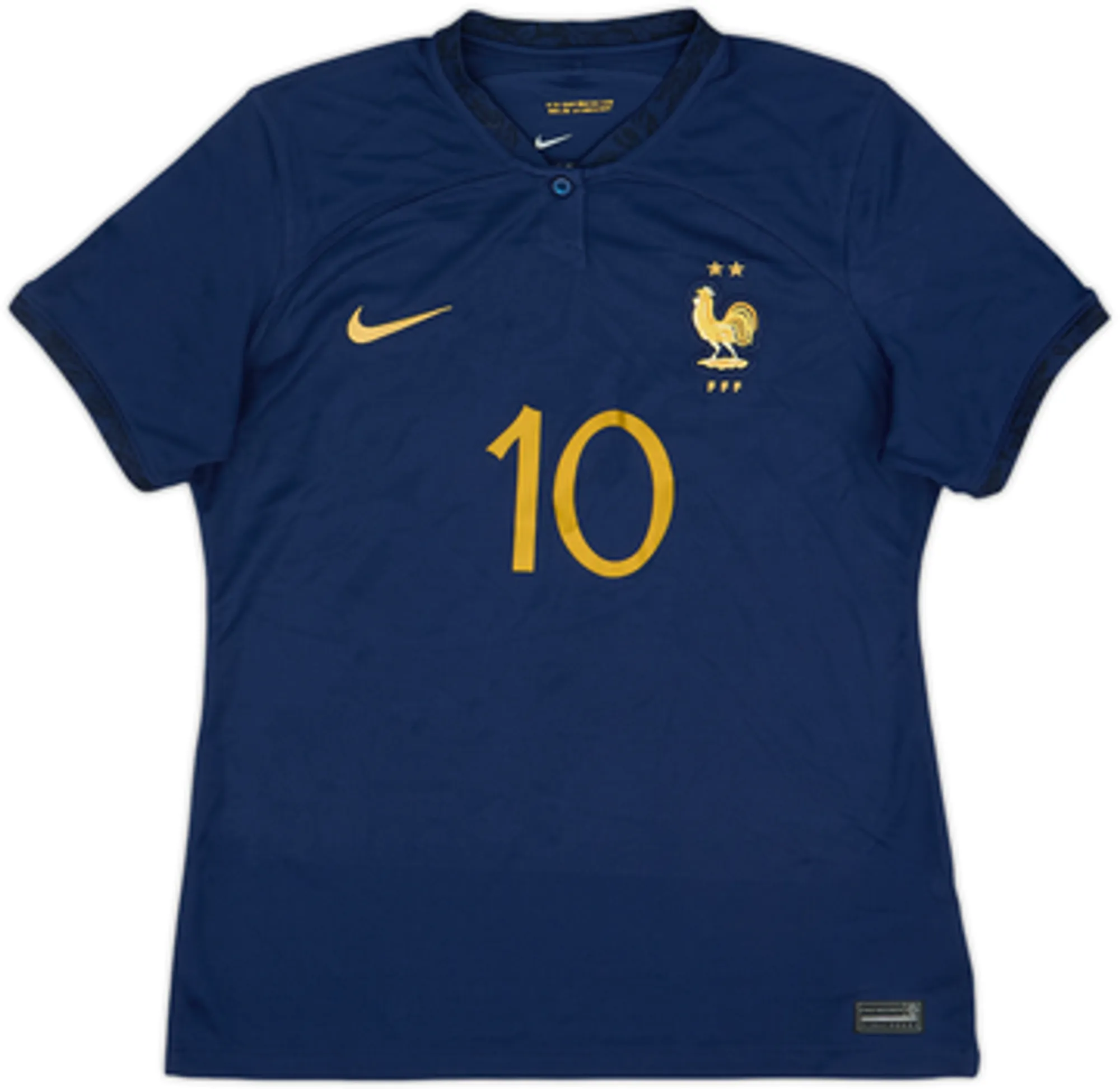 2022-23 France Home Shirt Mbappe #10 - 9/10 - (Women's M)