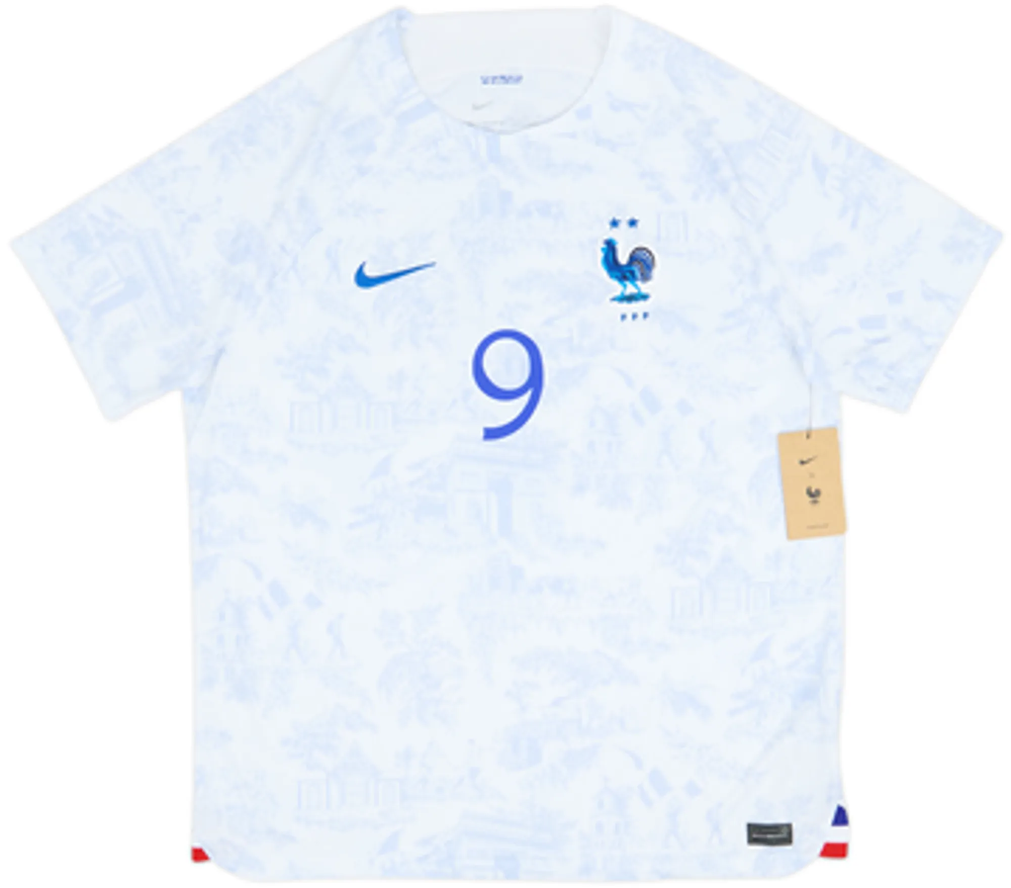2022-23 France Away Shirt Giroud #9 (XL)