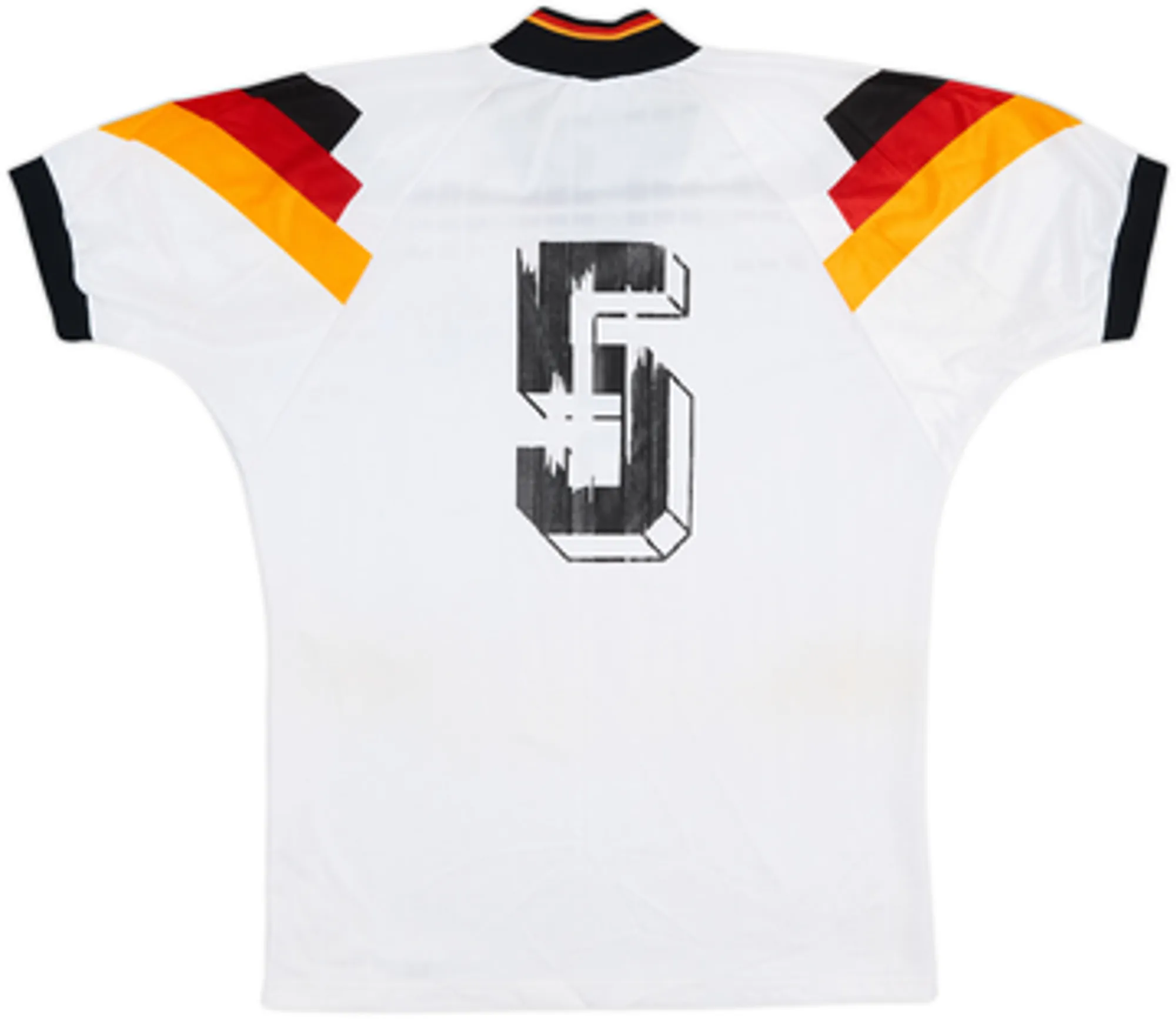 1992-94 Germany Home Shirt #5 - 5/10 - (M)
