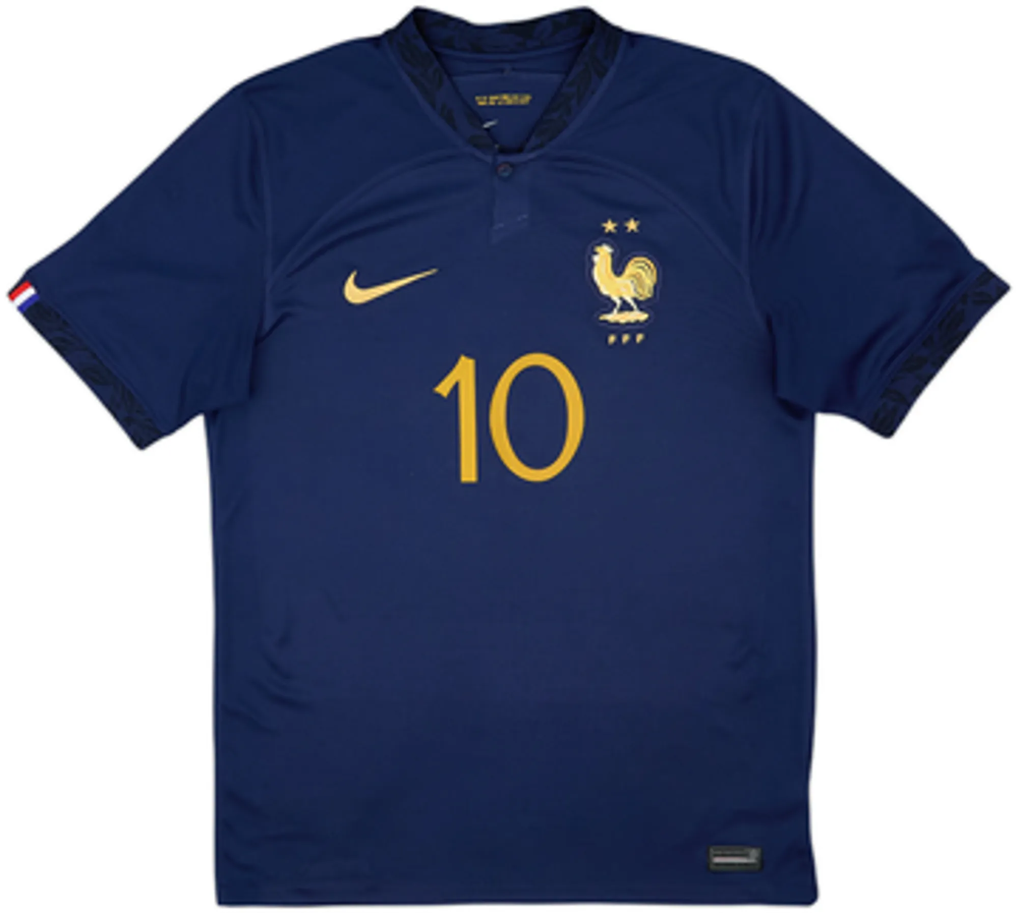2022-23 France Home Shirt Mbappe #10 - 8/10 - (M)