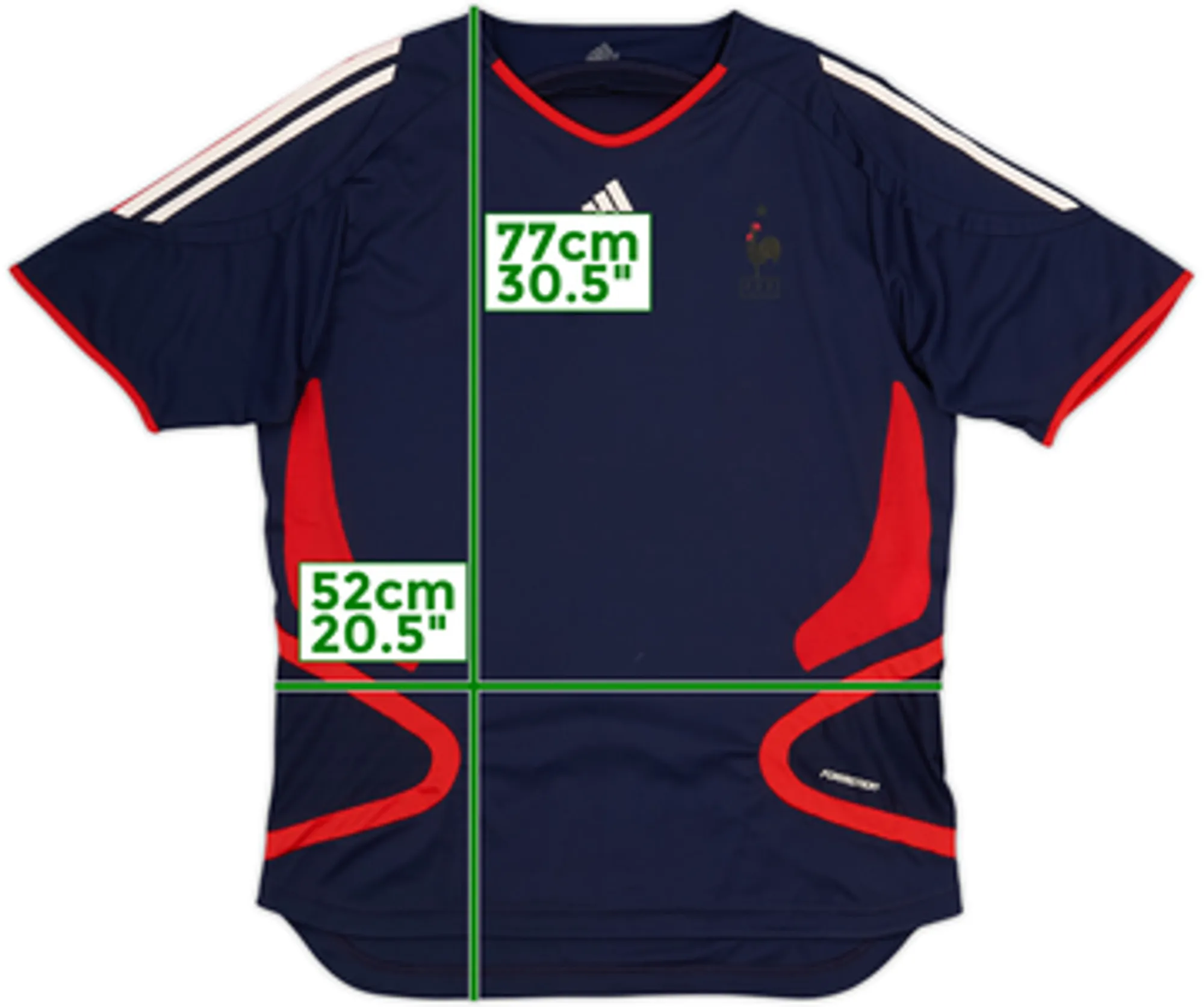 2005-06 France adidas Formotion Training Shirt - 6/10 - (L)