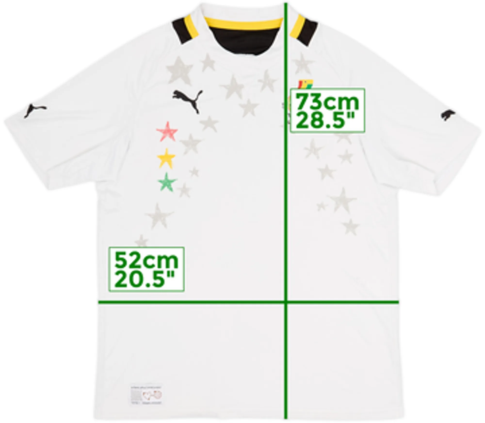 2012-13 Ghana Home Shirt - 5/10 - (M)
