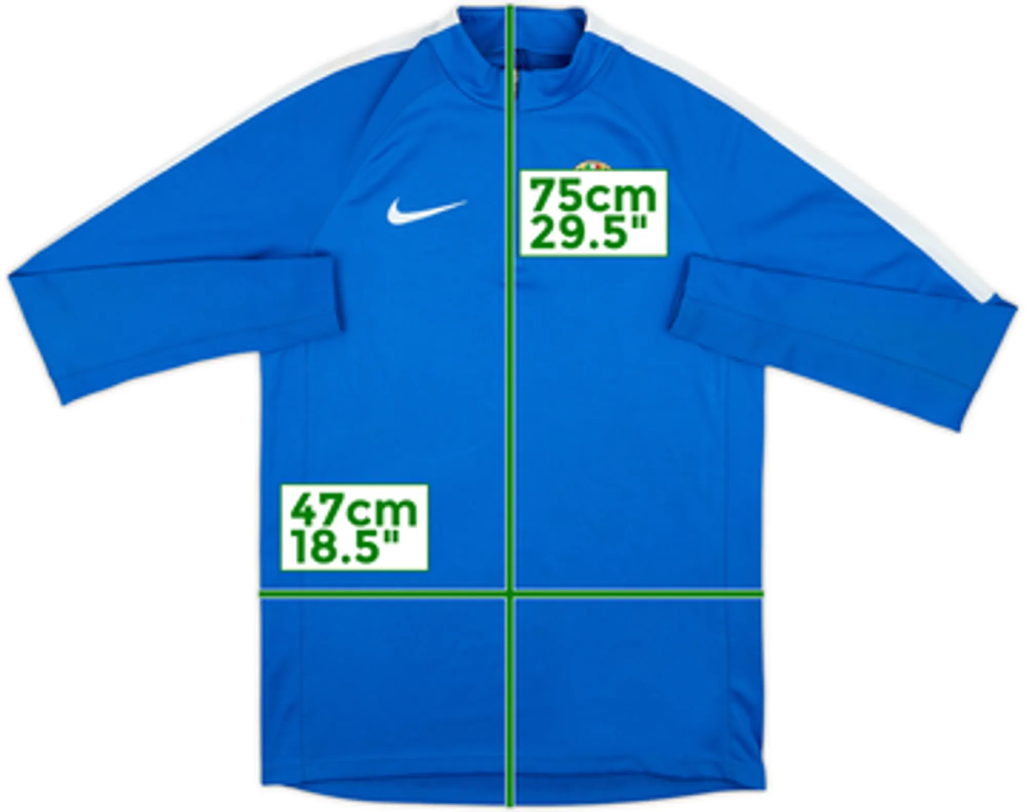 2015-16 Hellas Verona Nike 1/4 Zip Training Top - 8/10 - (S)