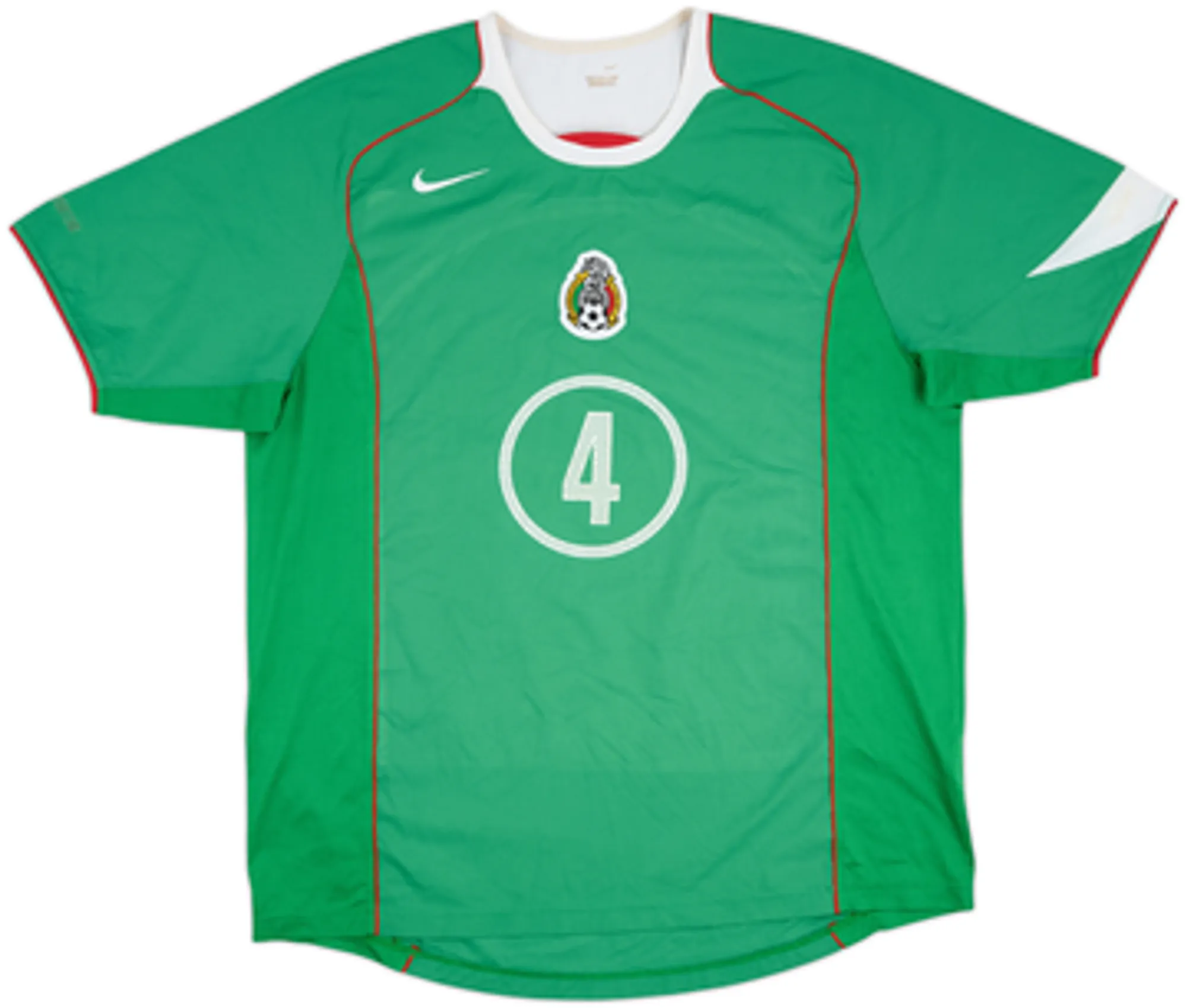 2005 Mexico Home Shirt R. Marquez #4 - 7/10 - (XL)