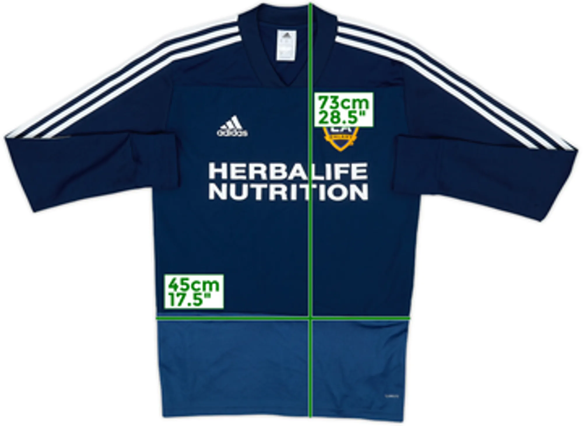 2020-21 LA Galaxy adidas 1/4 Zip Training Top - 7/10 - (S)