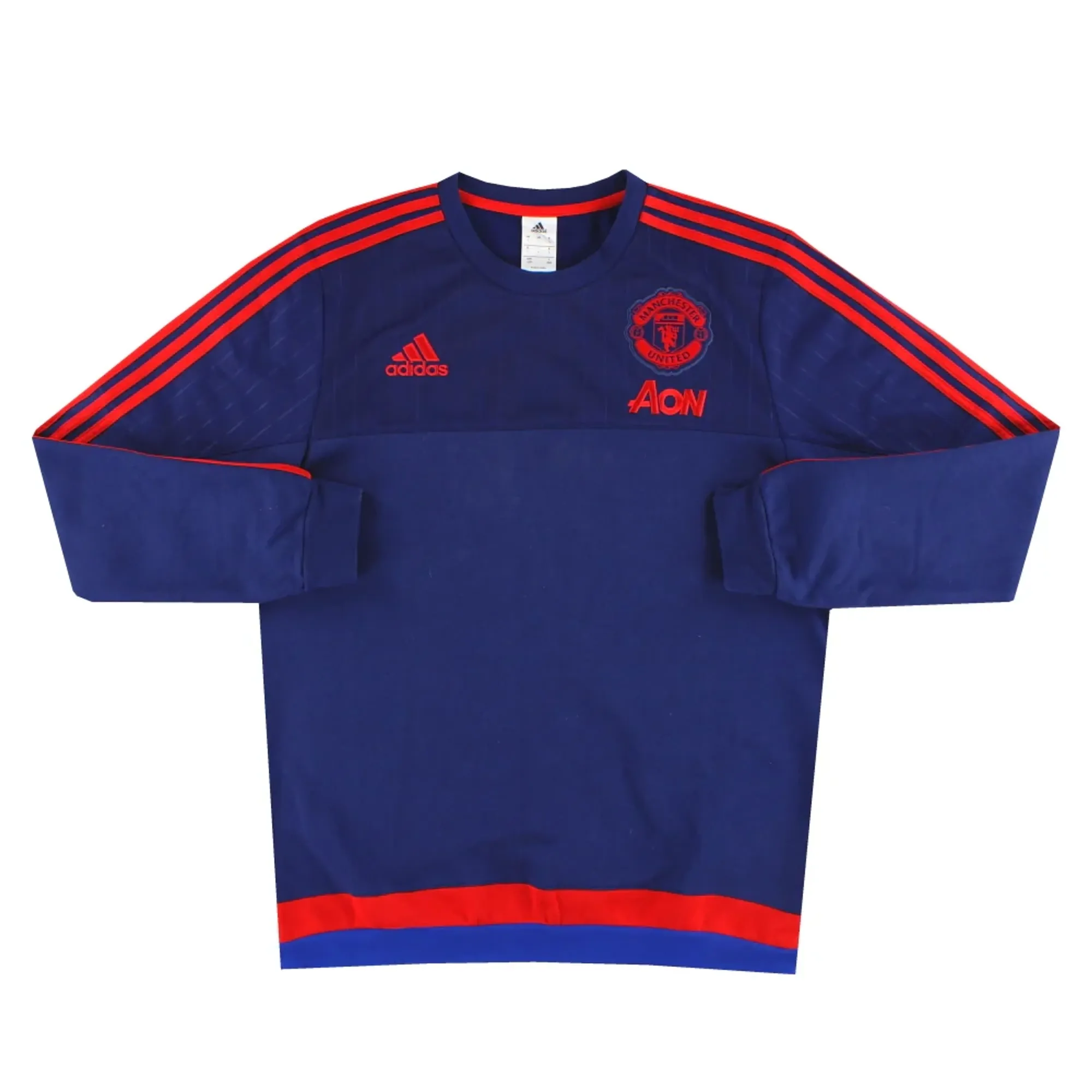 2015-16 Manchester United adidas Sweatshirt L - Manchester United / Excellent 