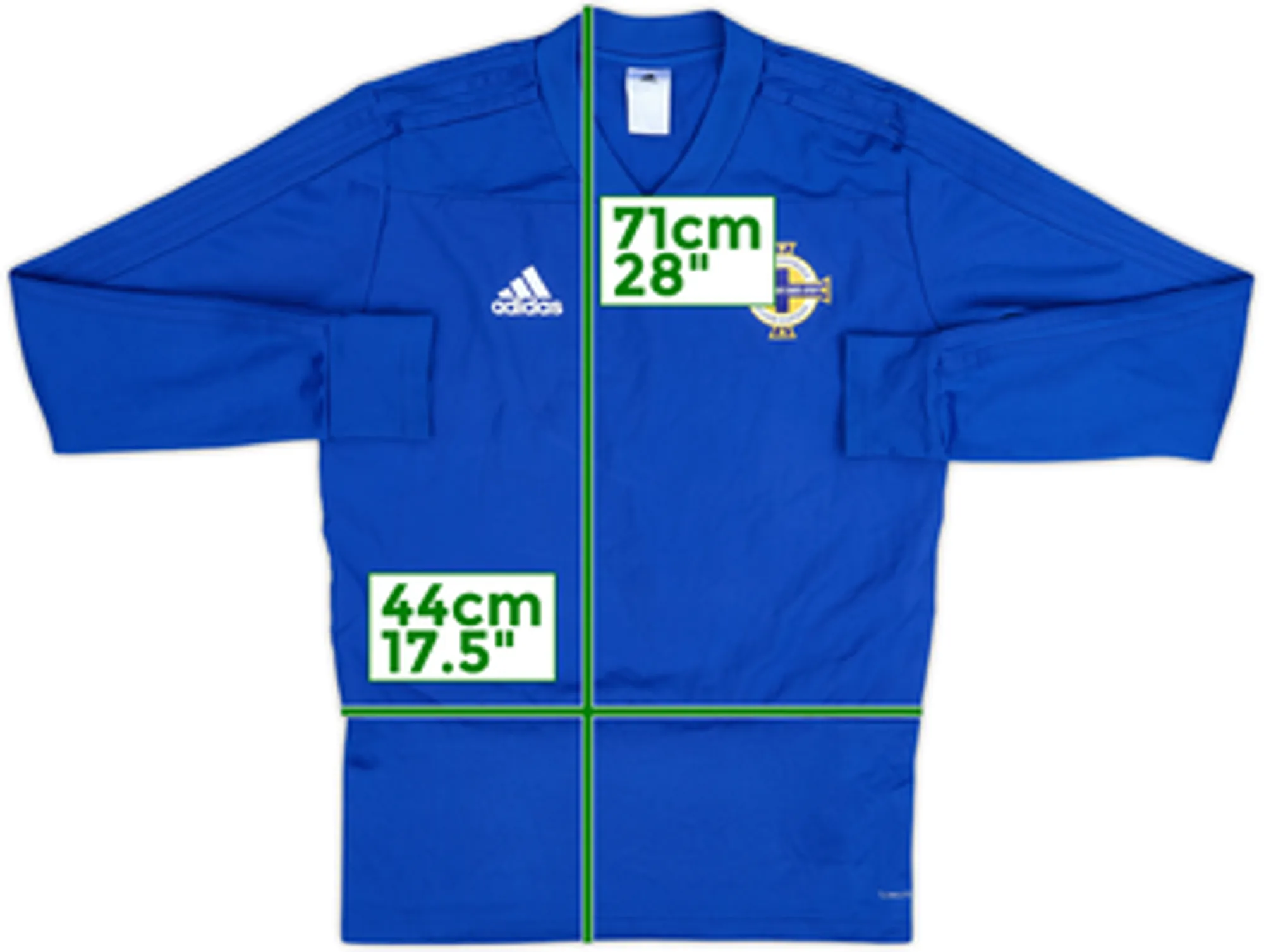 2018-19 Northern Ireland adidas Drill Top - 6/10 - (S)